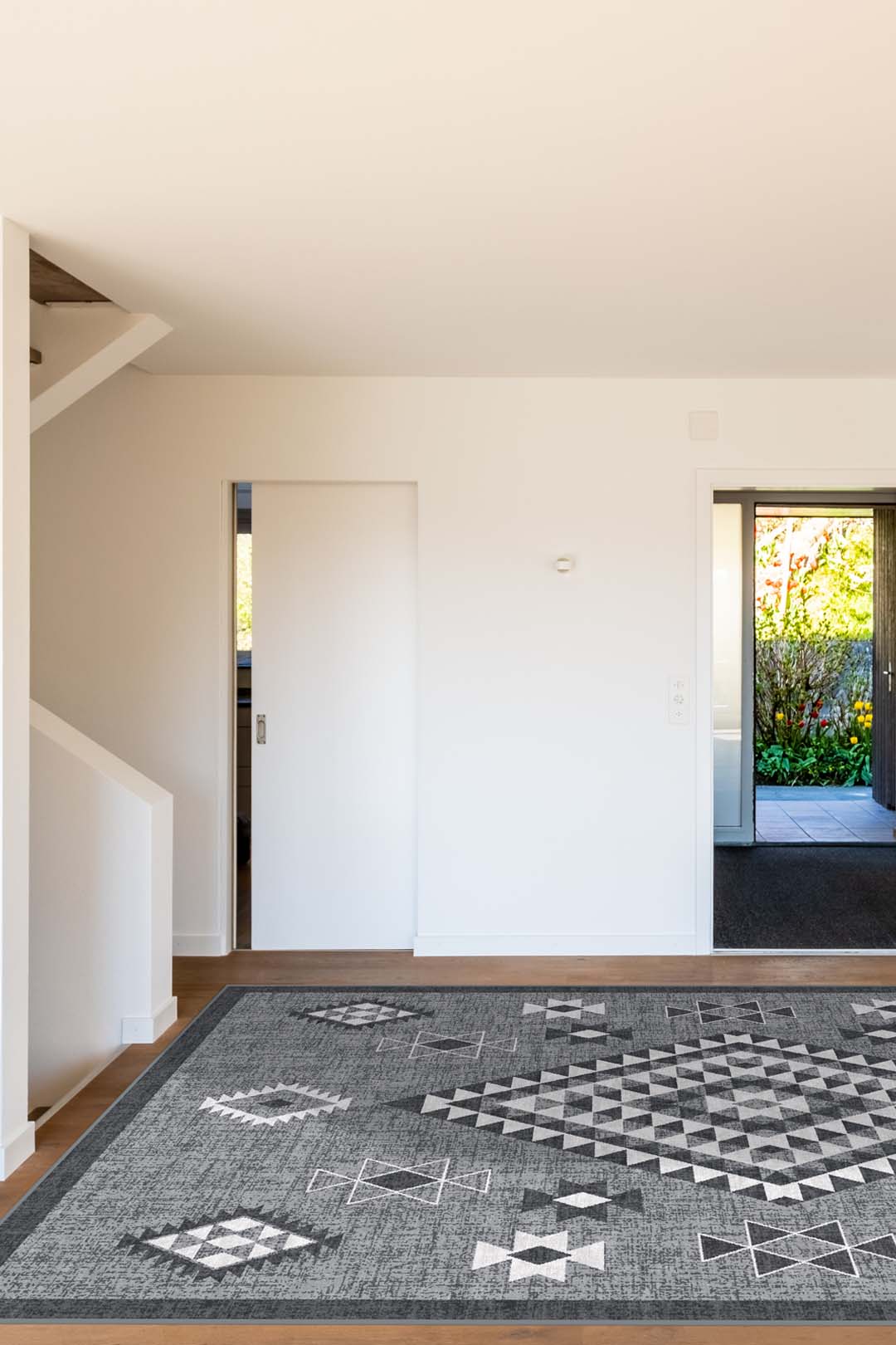teppana-vera-kiesel-teppich-waschbarer-indoor-teppich-in-dunkelgrau-grau-silber image 4