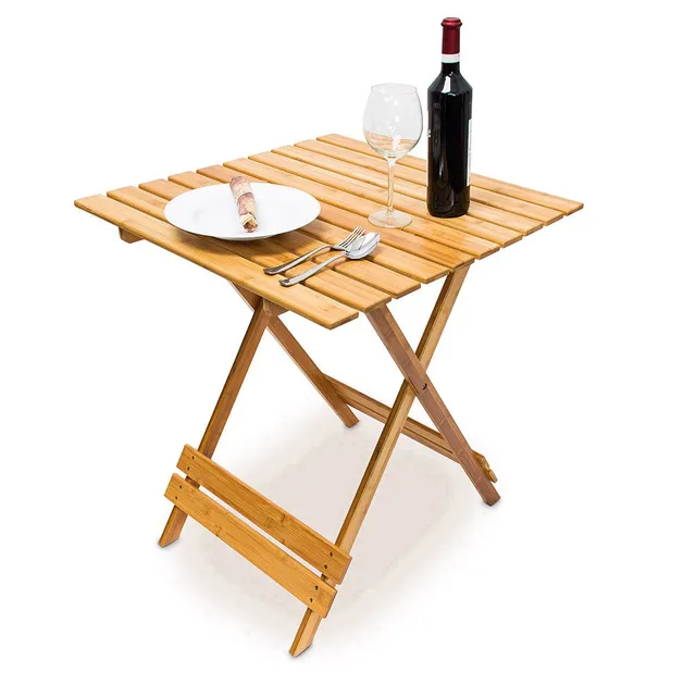 relaxdays-klapptisch-bambus-natur-76-5-x-67-x-66-cm image 1