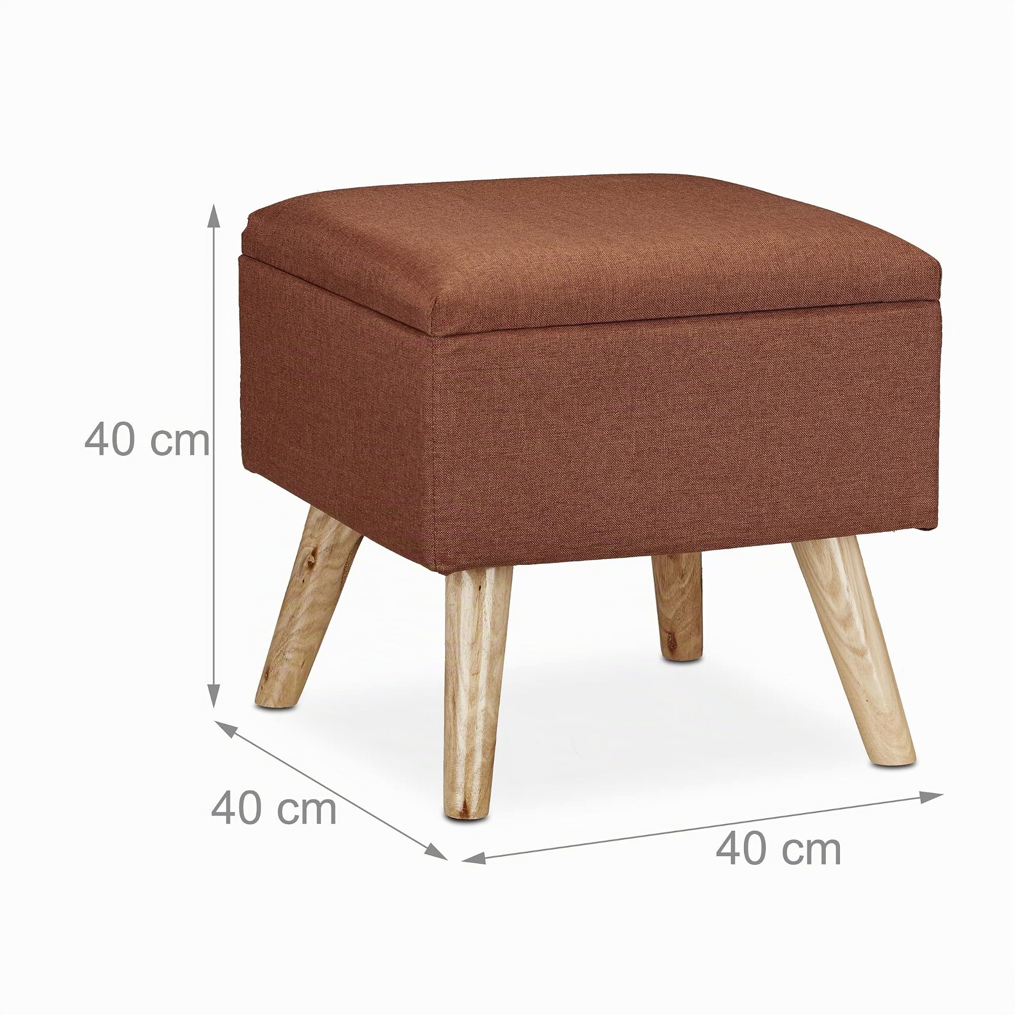 relaxdays-hocker-mit-stauraum-40-x-40-x-40-cm-kunstleinen-braun image 3
