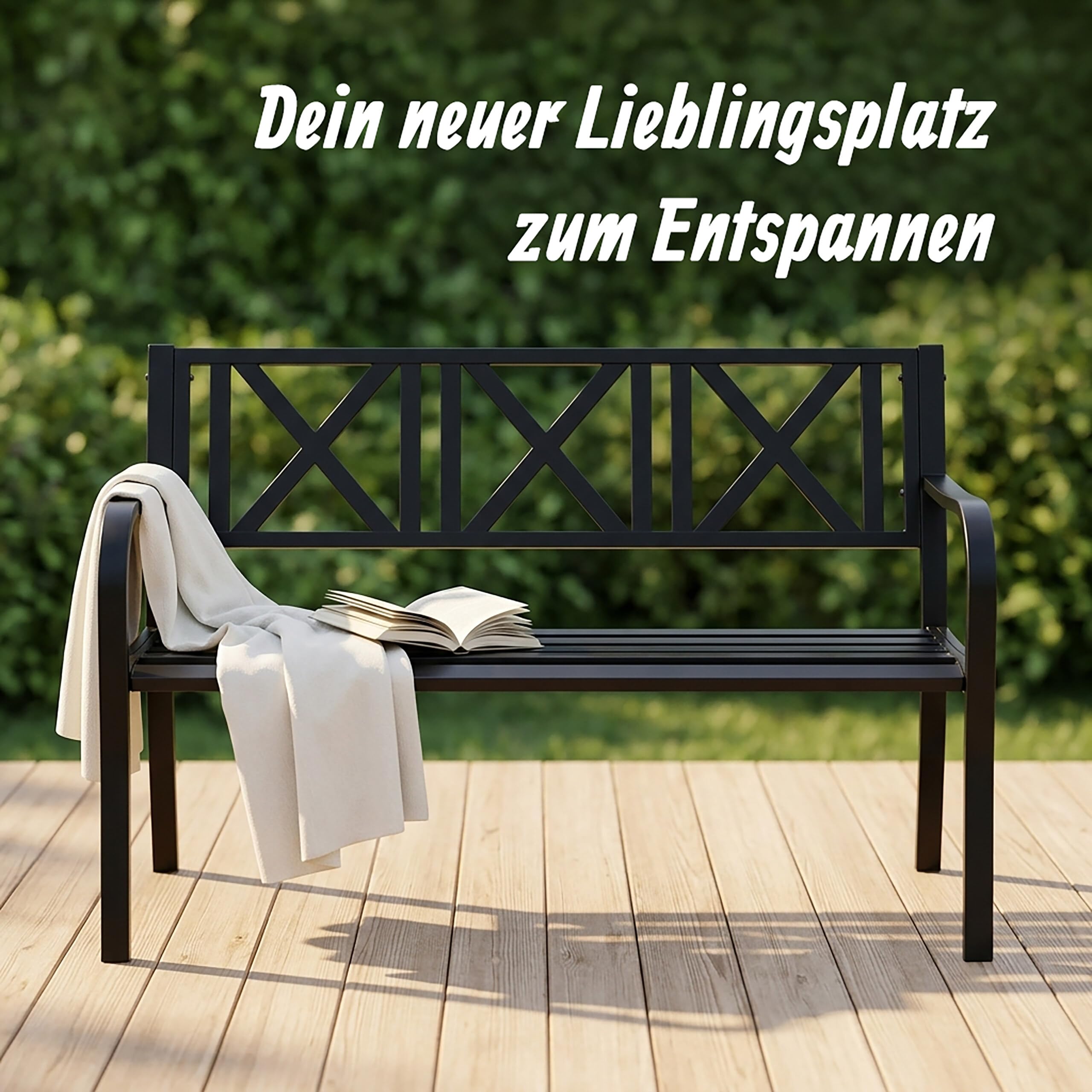 relaxdays-gartenbank-metall-2-sitzer-81-x-127-x-56-cm-schwarz image 5