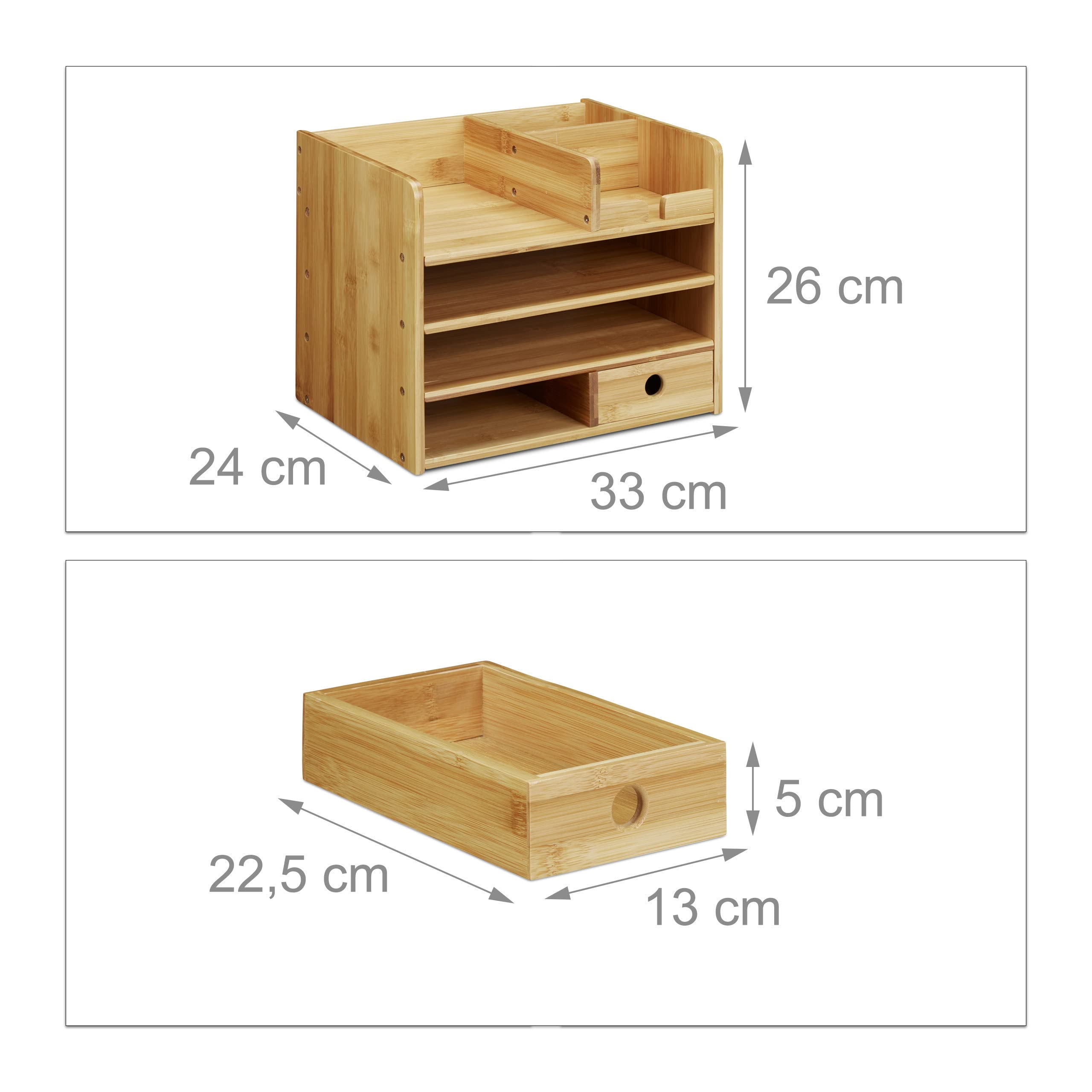relaxdays-schreibtisch-organizer-a4-aus-bambus-mit-schublade-26-x-33-x-24-cm-nat image 4
