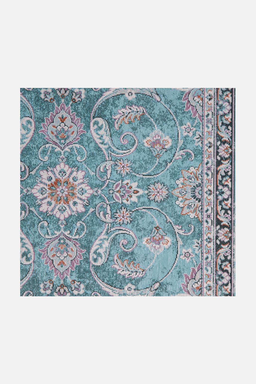 teppana-persisch-smaragd-teppich-waschbarer-indoor-teppich-nomaden-kollektion image 3