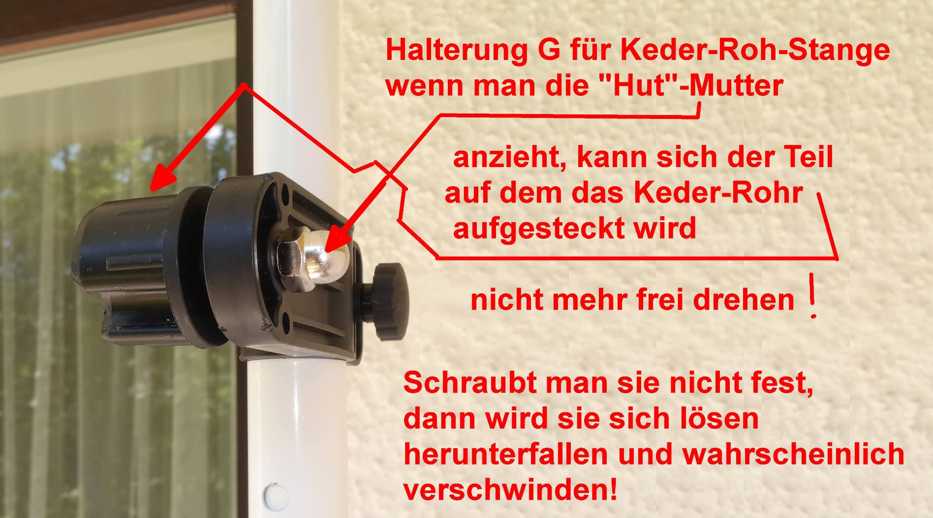 Gute Lösung für Südbalkon