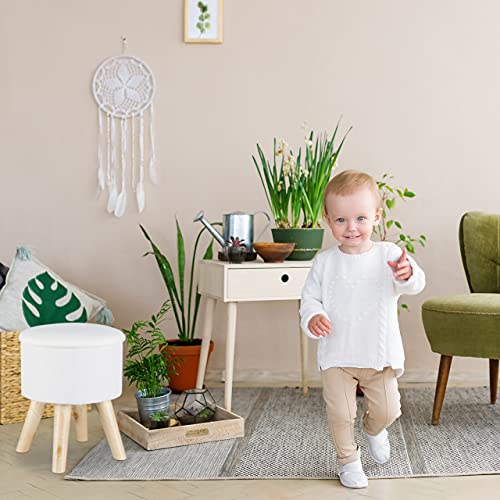 relaxdays-hocker-rund-mit-stauraum-gepolstert-wei image 8