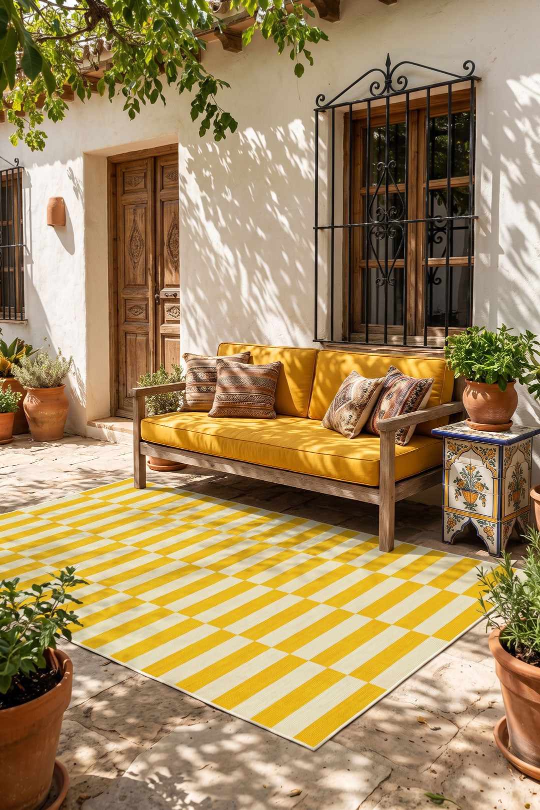 teppana-outdoor-isla-zitrone-waschbarer-outdoor-teppich image 4