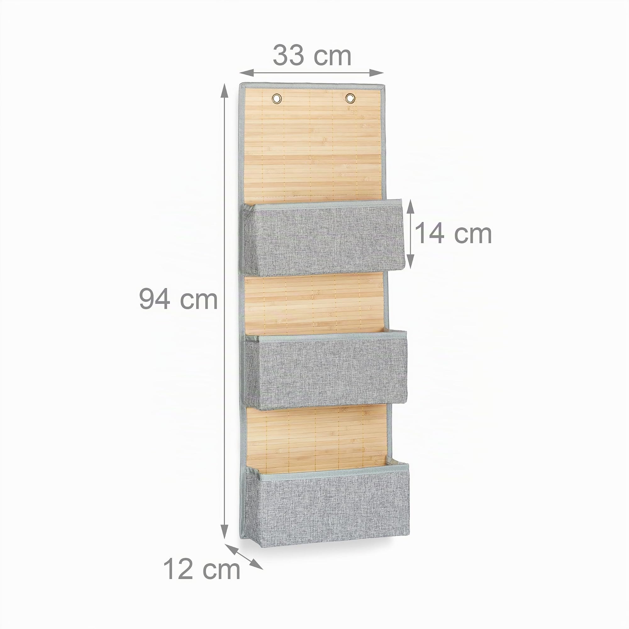 relaxdays-h-ngeaufbewahrung-94x33-cm-grau-3-f-cher image 2