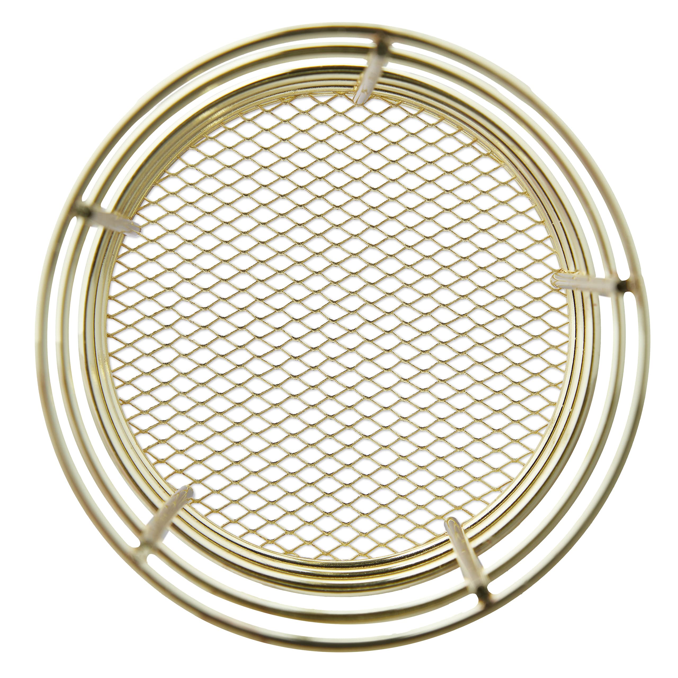 relaxdays-stiftehalter-rund-draht-metall-gold image 7
