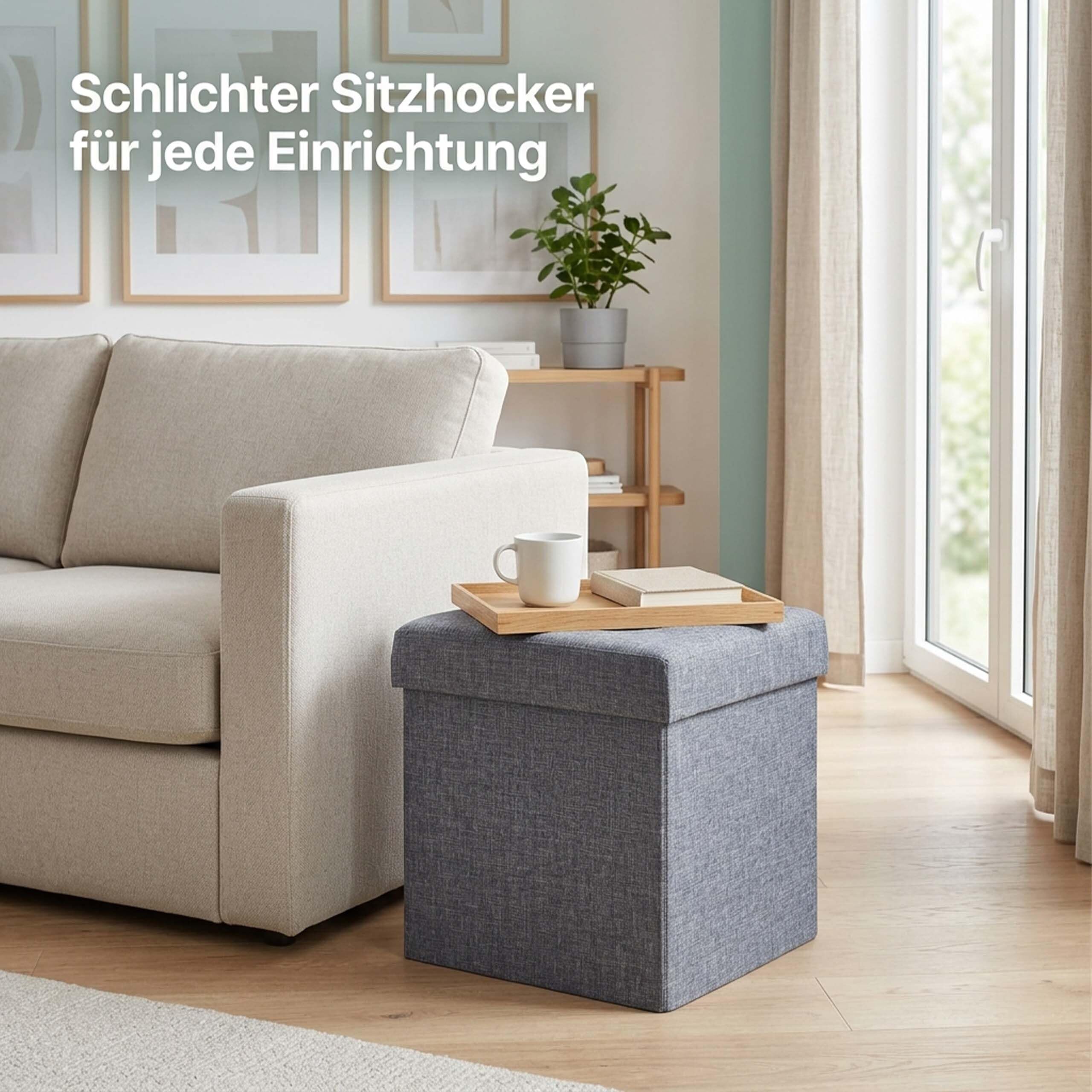 relaxdays-sitzhocker-mit-stauraum-faltbar-gepolstert-grau image 4
