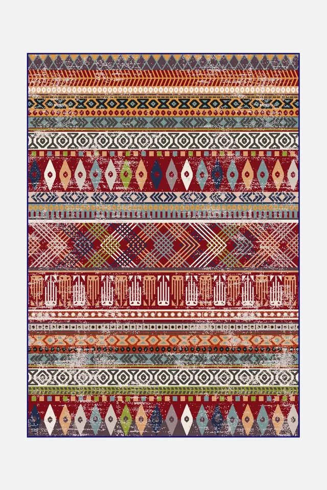 teppana-mila-bunt-teppich-mehrfarbiger-waschbarer-teppich image 1