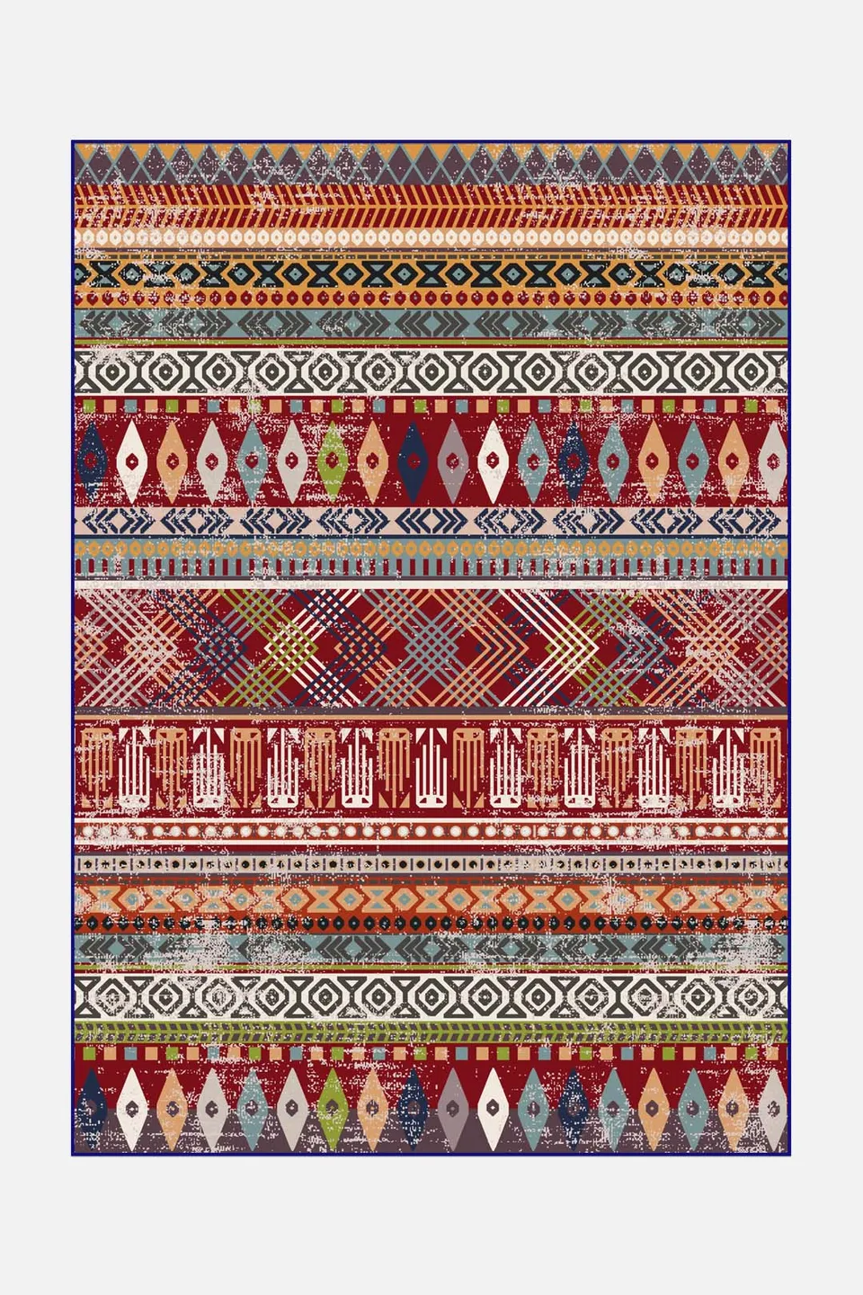 teppana-mila-bunt-teppich-mehrfarbiger-waschbarer-teppich image 1