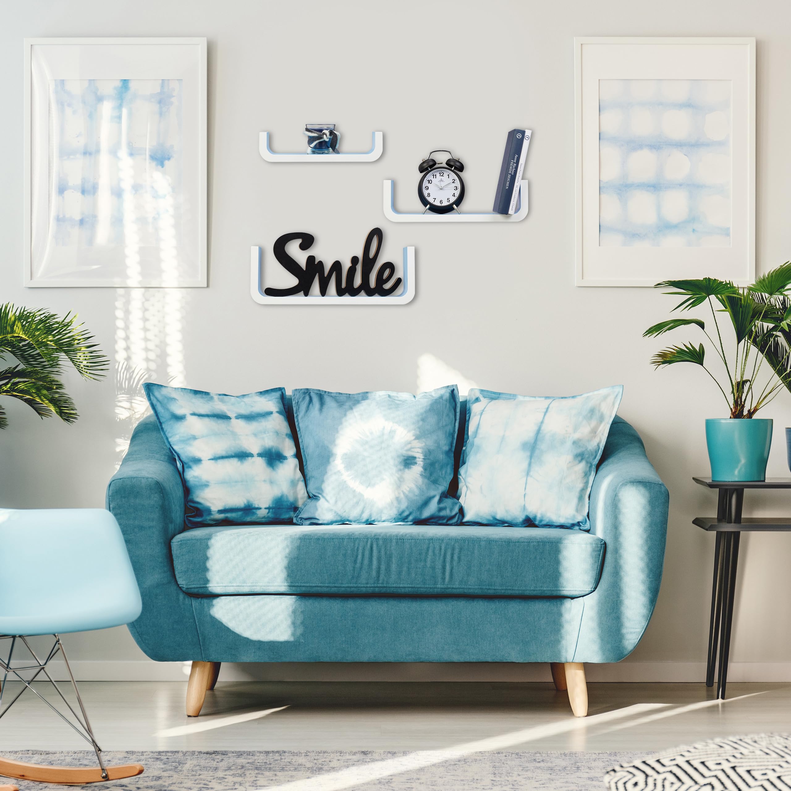relaxdays-wandregal-u-form-3er-set-wei-blau-10-cm-tief-bis-39-5-cm-breit image 2