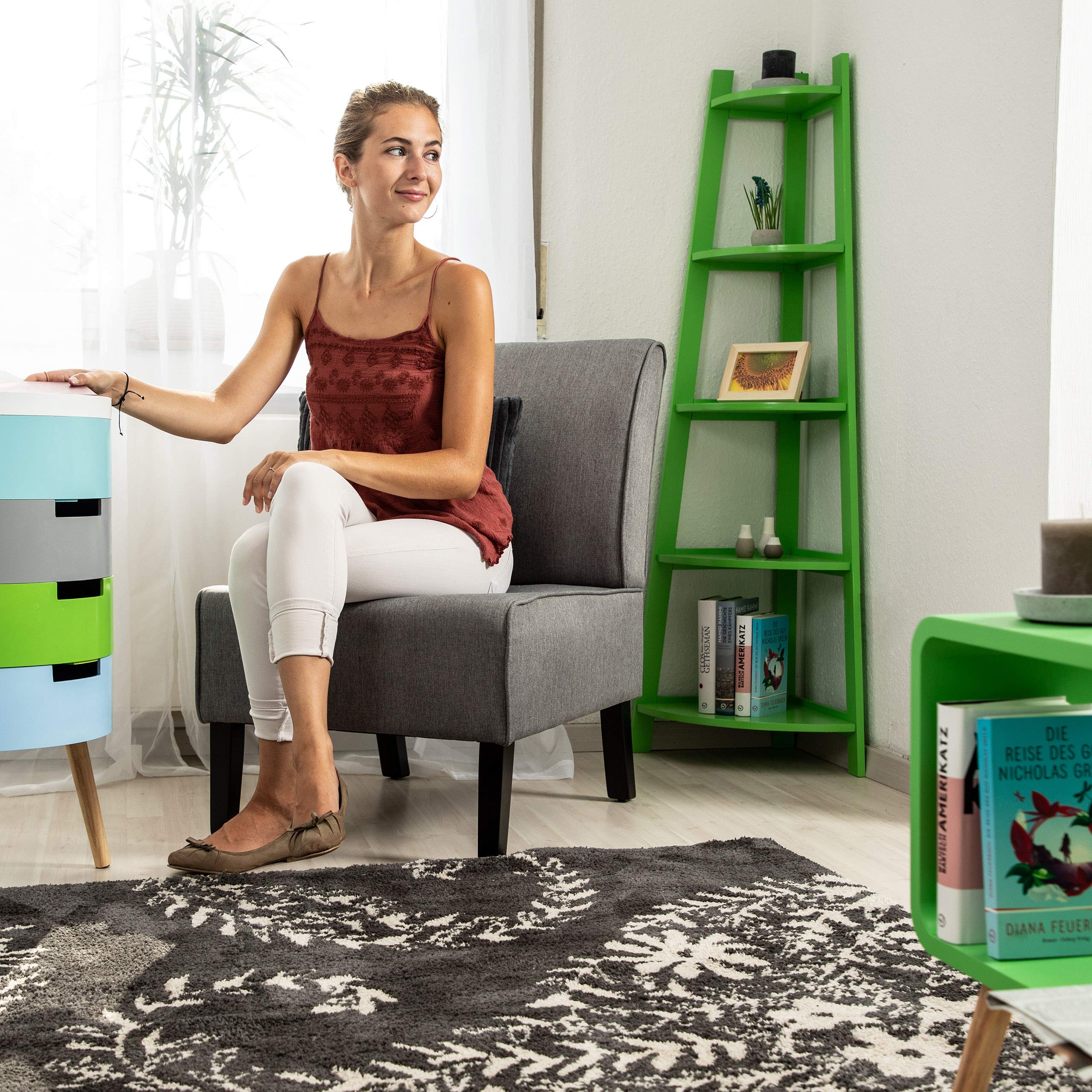 relaxdays-eckregal-rund-5-f-cher-144-x-53-x-37-cm-gr-n image 2