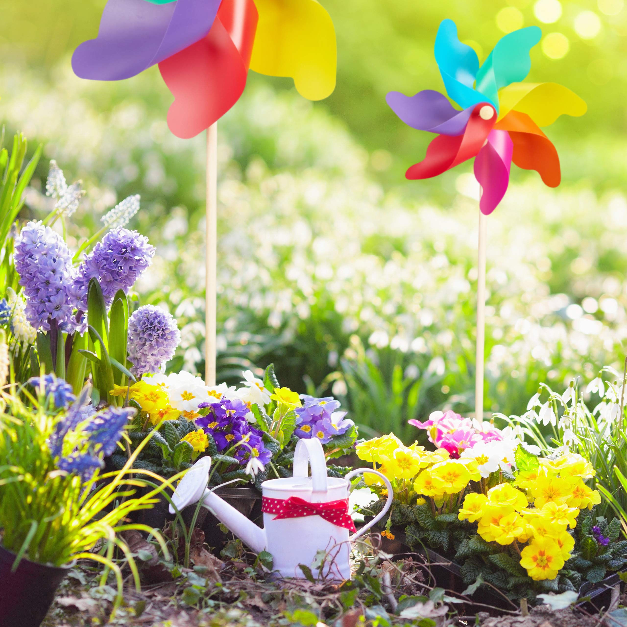 relaxdays-xxl-windrad-2er-set-regenbogen-gartenstecker-bunt image 3