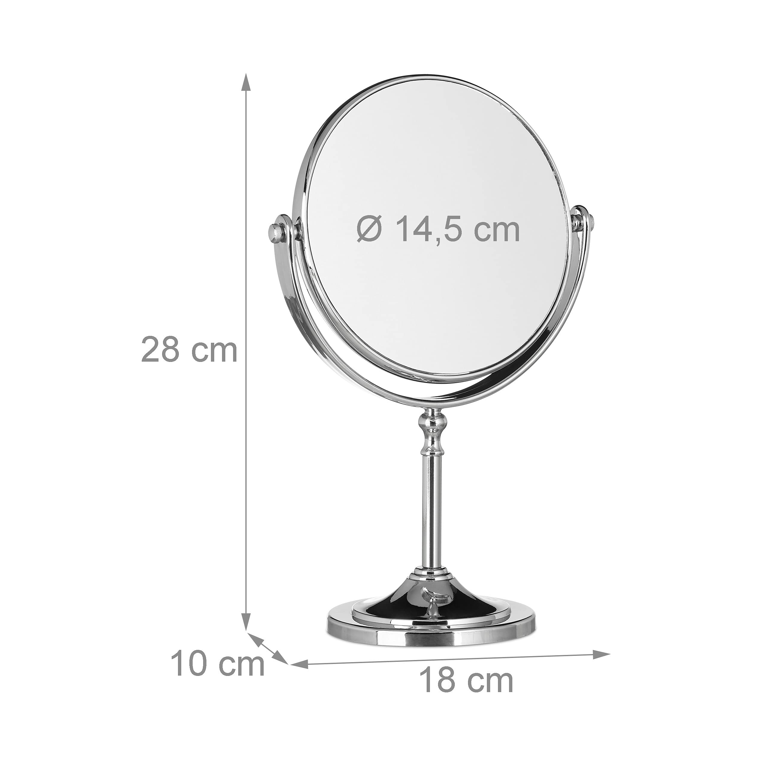 relaxdays-kosmetikspiegel-rund-zweiseitig-28-x-18-x-10-cm-silber image 4