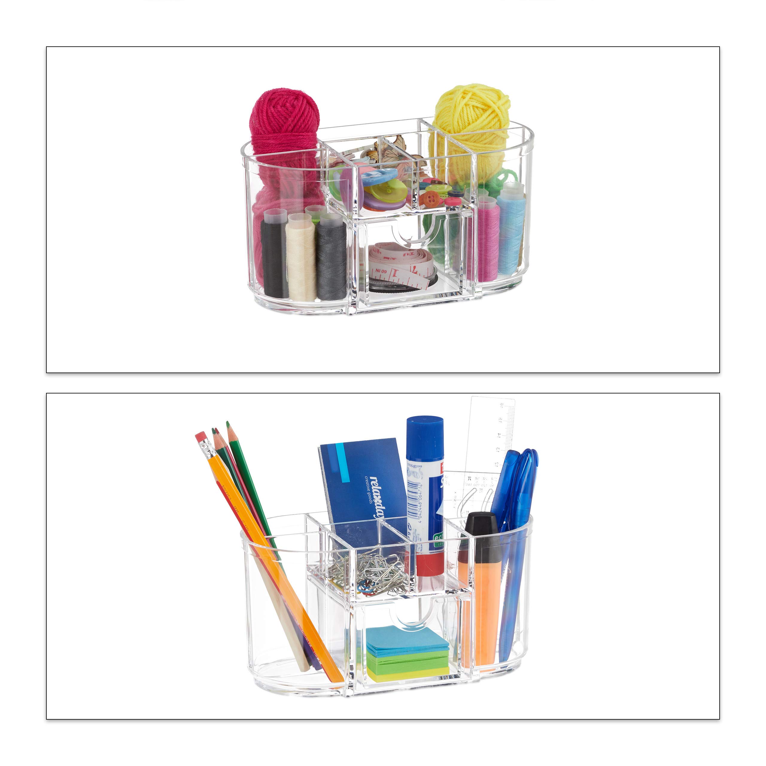 relaxdays-make-up-organizer-transparent-schminkaufbewahrung-10x20x10-cm image 3