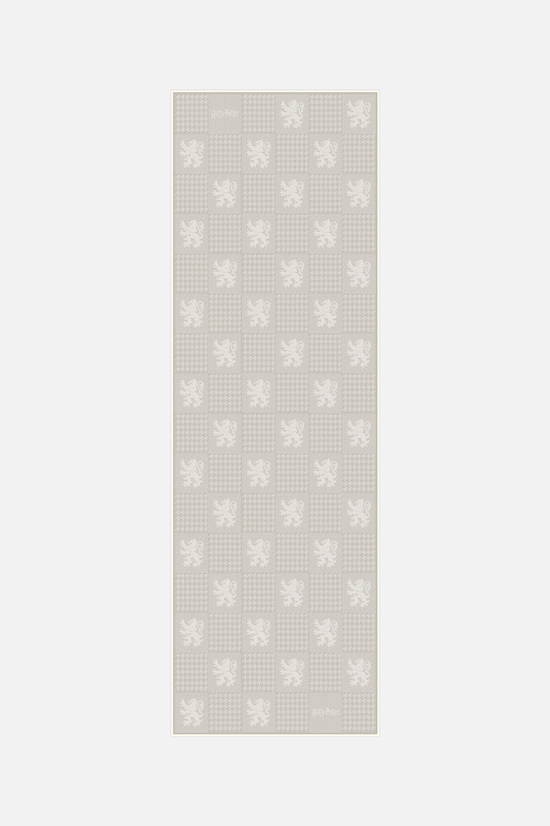 teppana-harry-potter-karo-greige-teppich-waschbar image 5