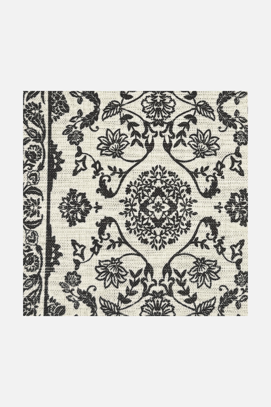 teppana-elva-grau-stufenmatte-waschbar-persisch-schwarz-weiss image 2