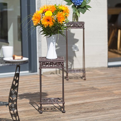 relaxdays-blumenhocker-quadratisch-gr-e-m-aus-gusseisen-blumenst-nder-bronze image 8