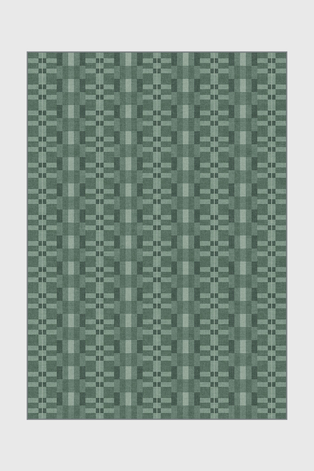 teppana-viera-waldgr-n-teppich-waschbarer-indoor-teppich-gr-n-geometrisch-modern image 1