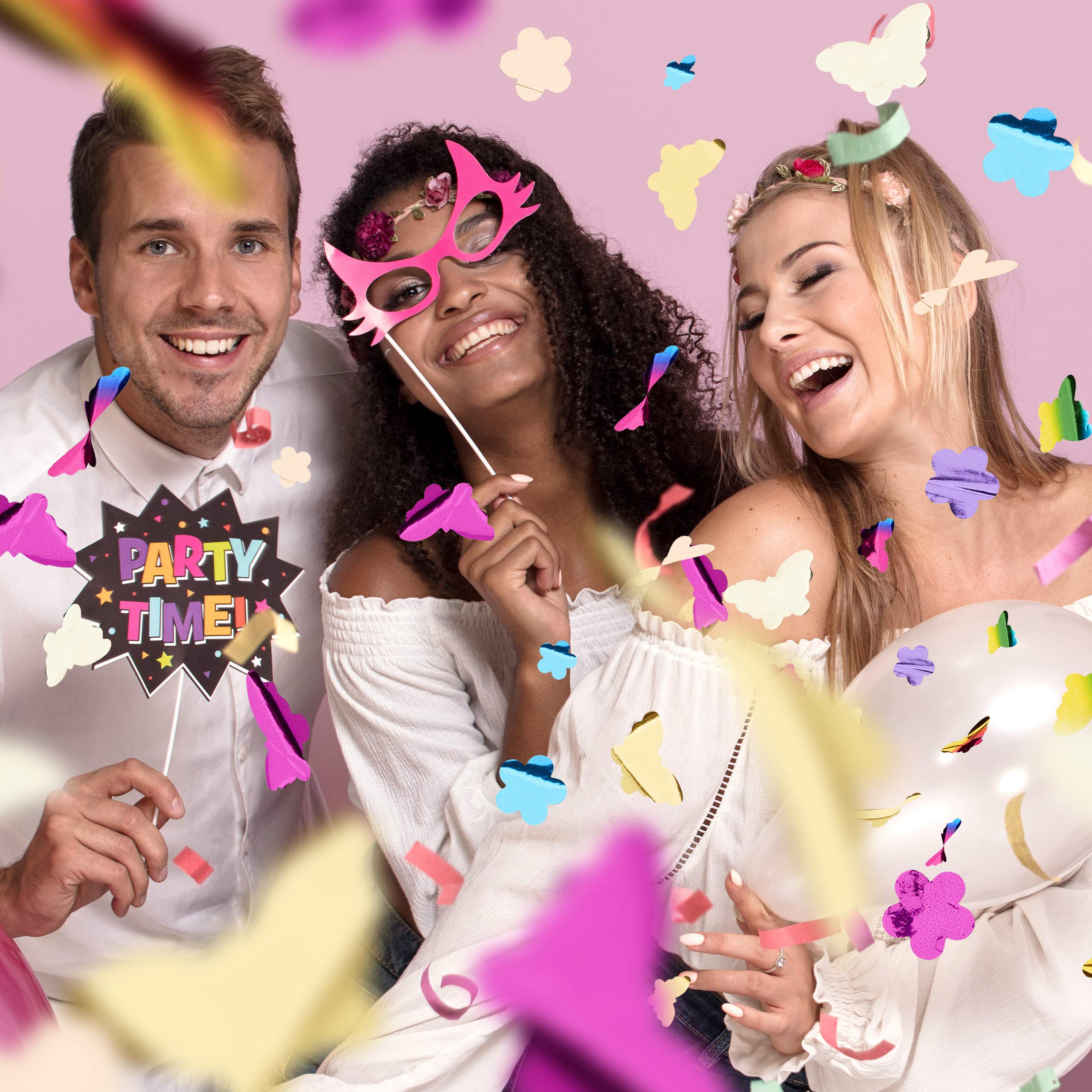 relaxdays-party-popper-40-cm-flower-power-konfetti-kanone-mehrfarbig image 3