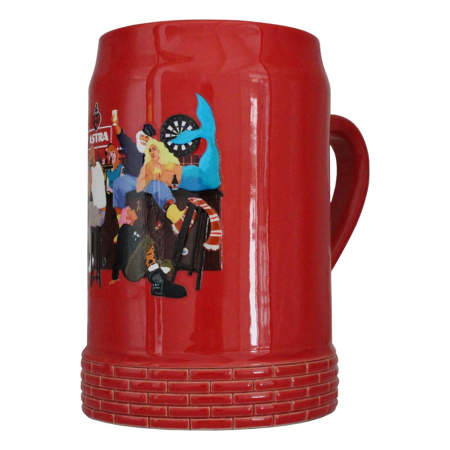 astra-bier-humpen-steinkrug-0-75l-rot-gl-nzend-geeicht image 1