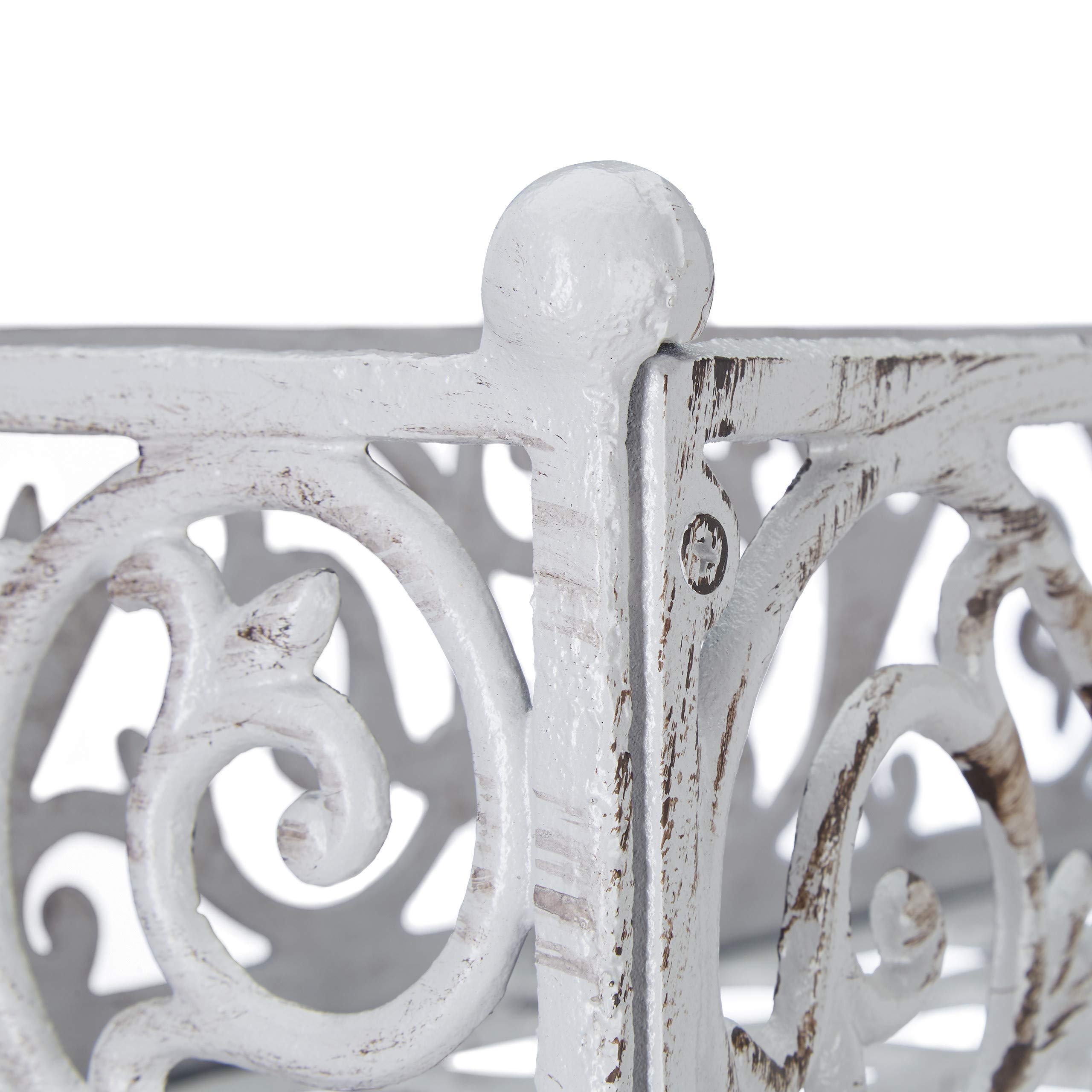 relaxdays-blumenregal-gusseisen-2-ablagen-shabby-72x53x22-cm-wei image 7