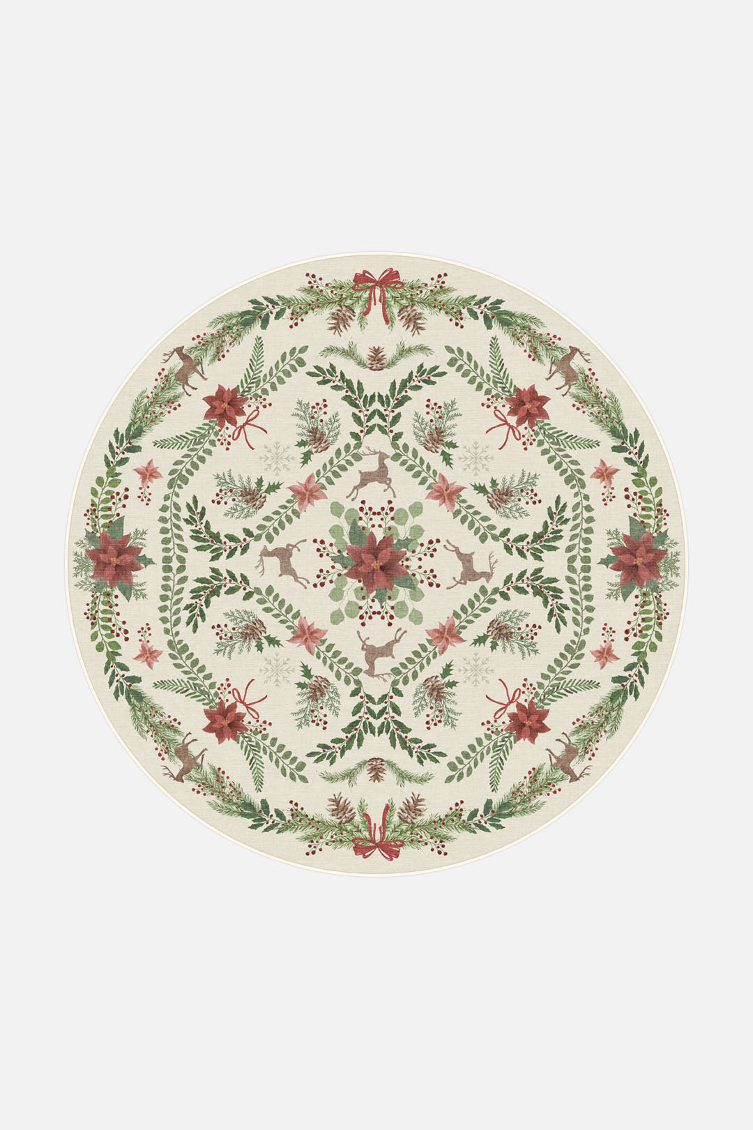 teppana-weihnachtsstern-creme-teppich-waschbar image 8