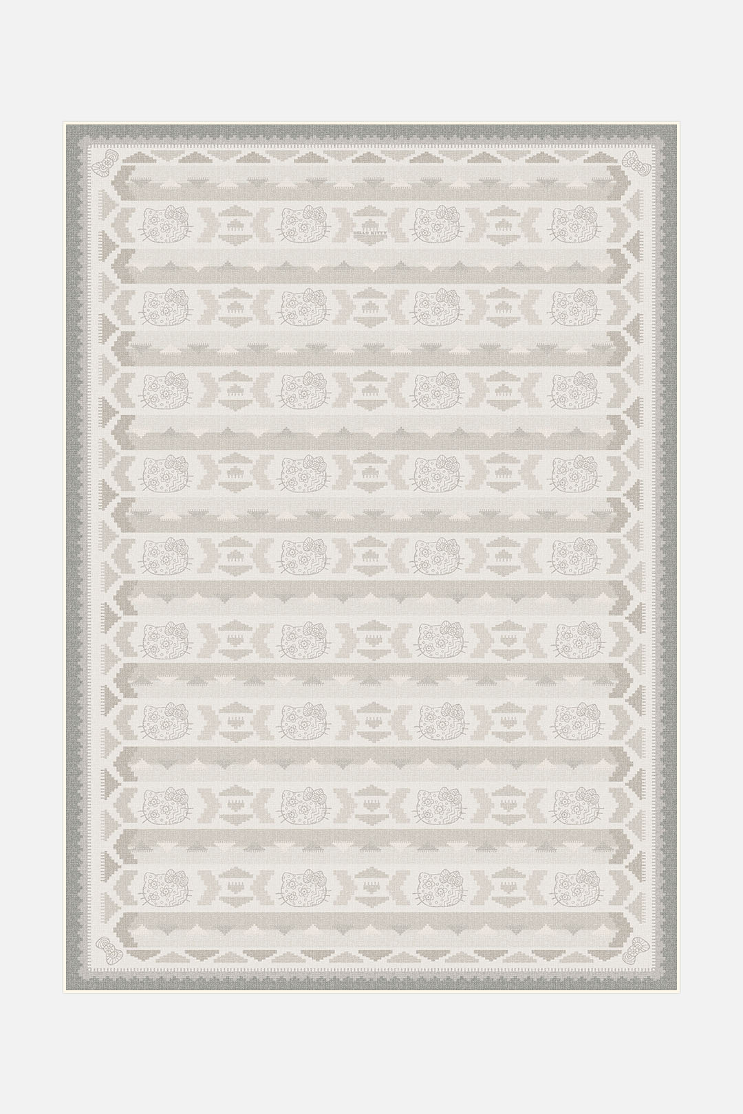teppana-hello-kitty-kilim-mandel-teppich-waschbar image 1
