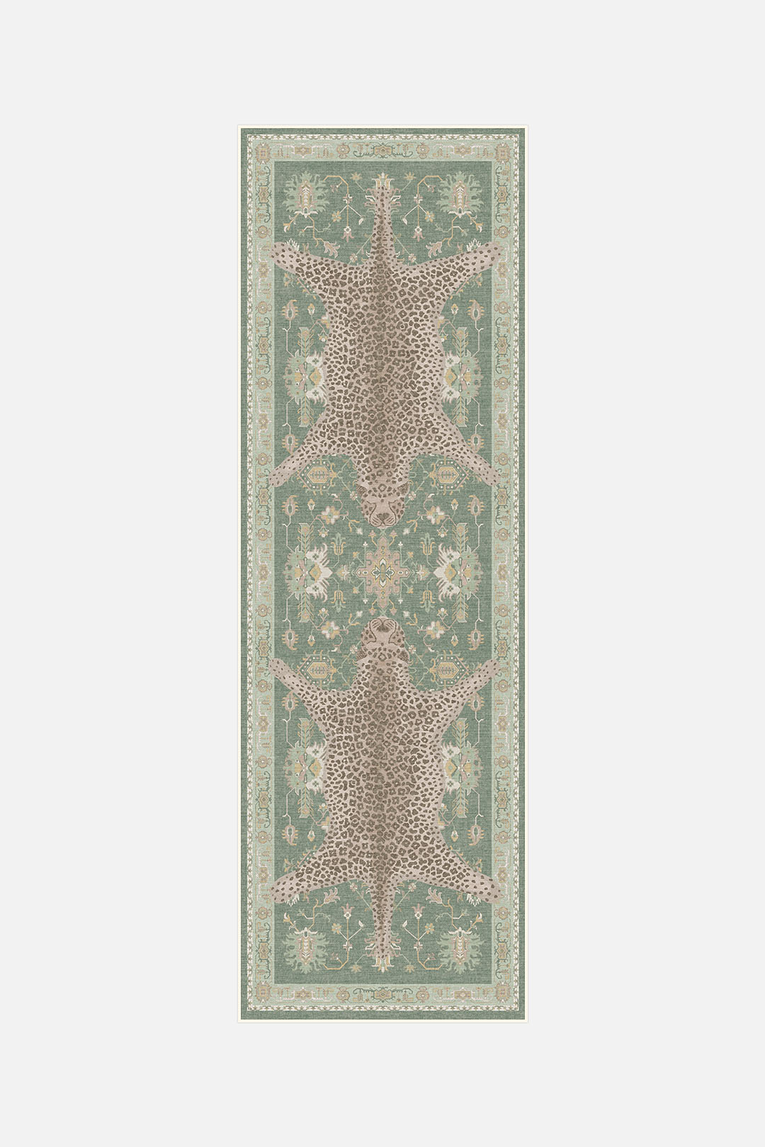 teppana-leopard-gr-n-teppich-waschbar-mehrfarbig image 5