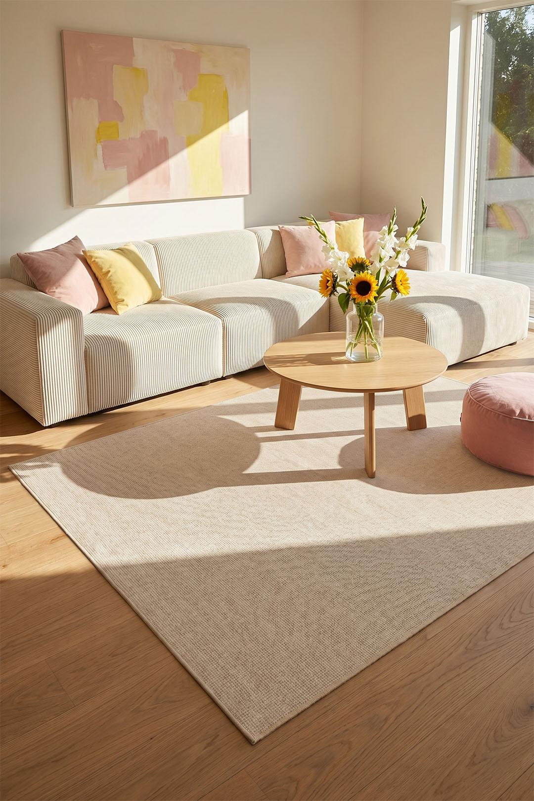 teppana-jute-haptik-mono-creme-teppich image 7