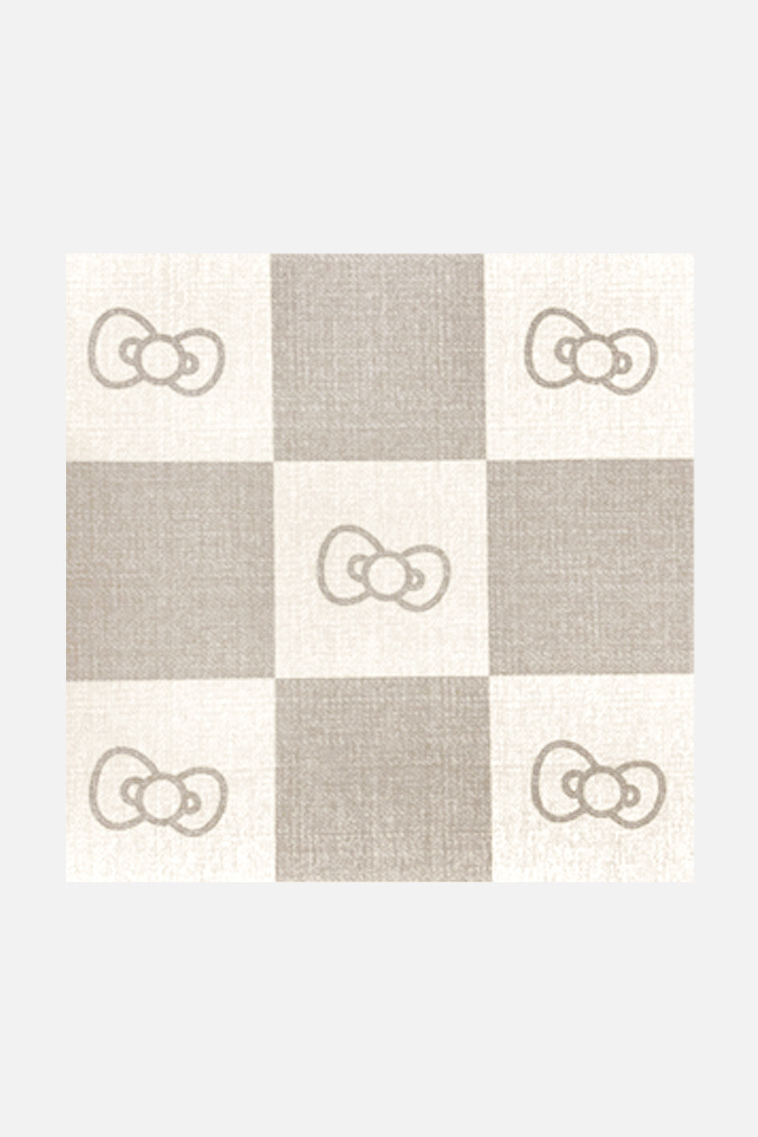 teppana-hello-kitty-karo-natur-teppich-waschbar image 7