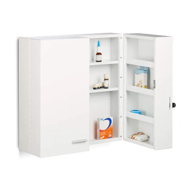 relaxdays-medikamentenschrank-xxl-premium-53-x-53-x-20-cm-wei-abschlie-bar image 1