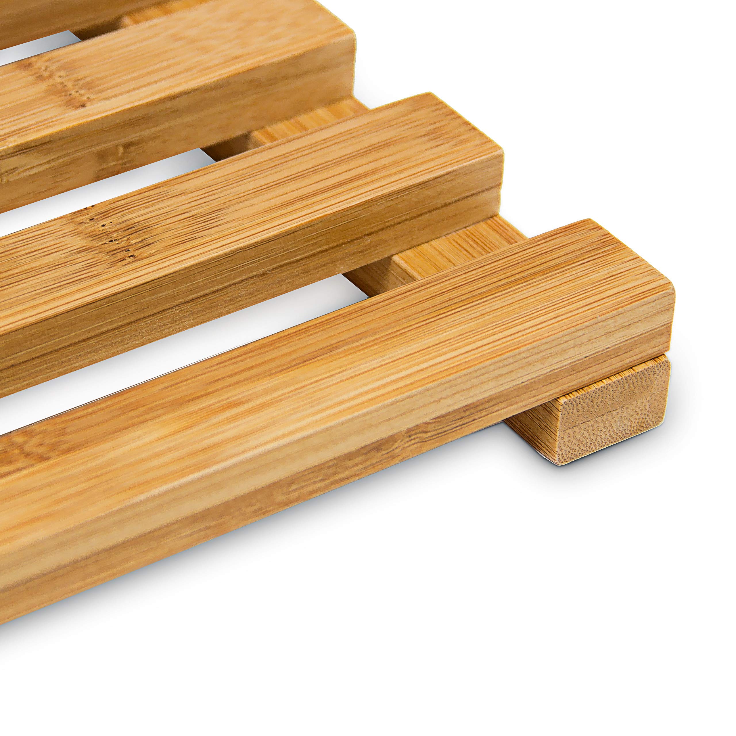 relaxdays-holzvorleger-bambus-badvorleger-holzrost-36-5x56-5x3cm-natur image 5