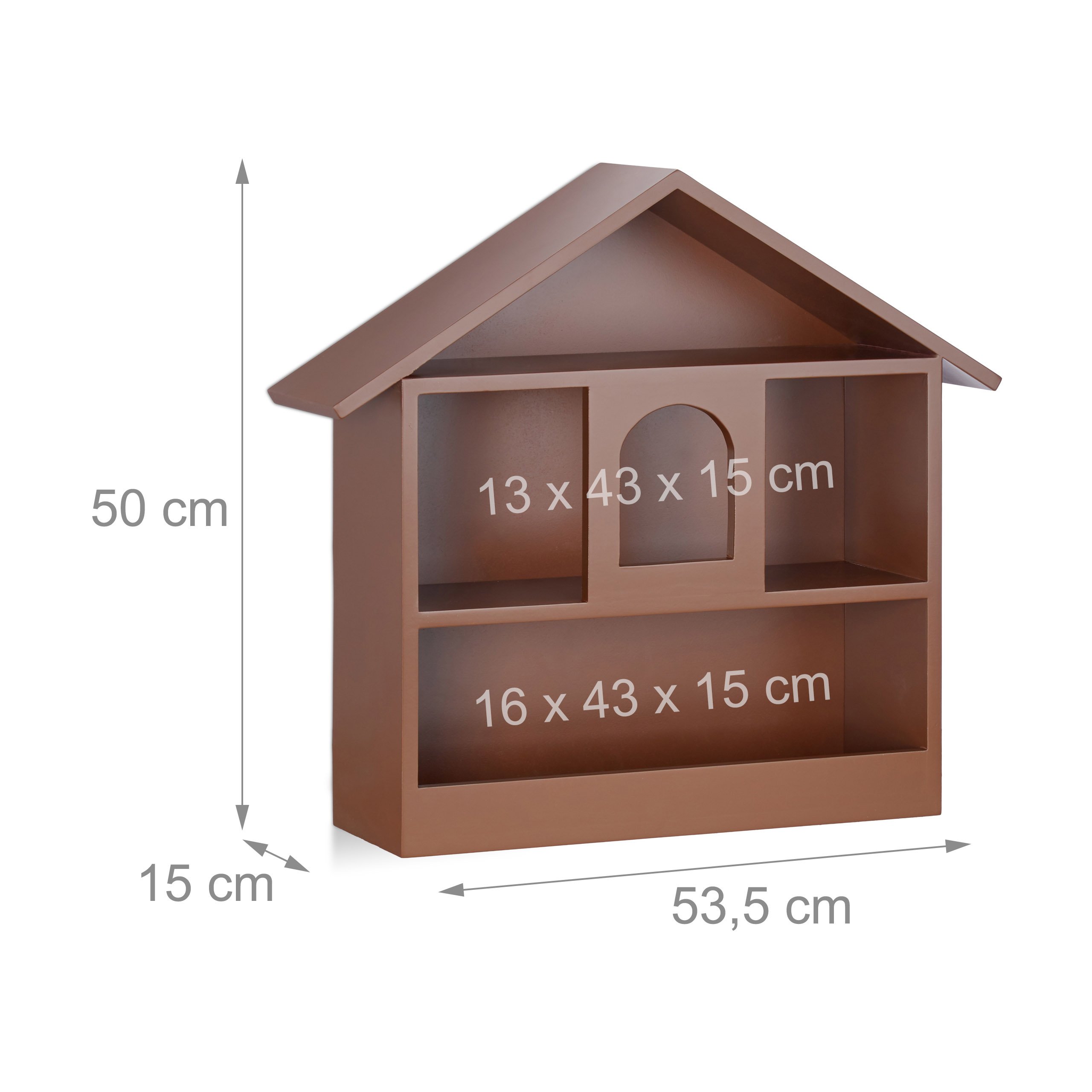 relaxdays-wandregal-hausform-schwarz-50-x-53-x-15-cm-setzkasten-3-f-cher-mdf image 3