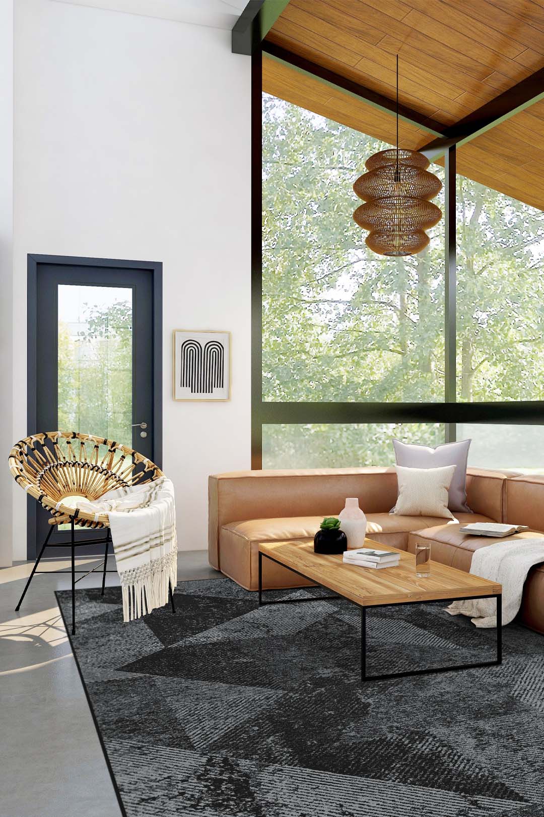 teppana-sandra-carbon-teppich-waschbarer-indoor-teppich image 4