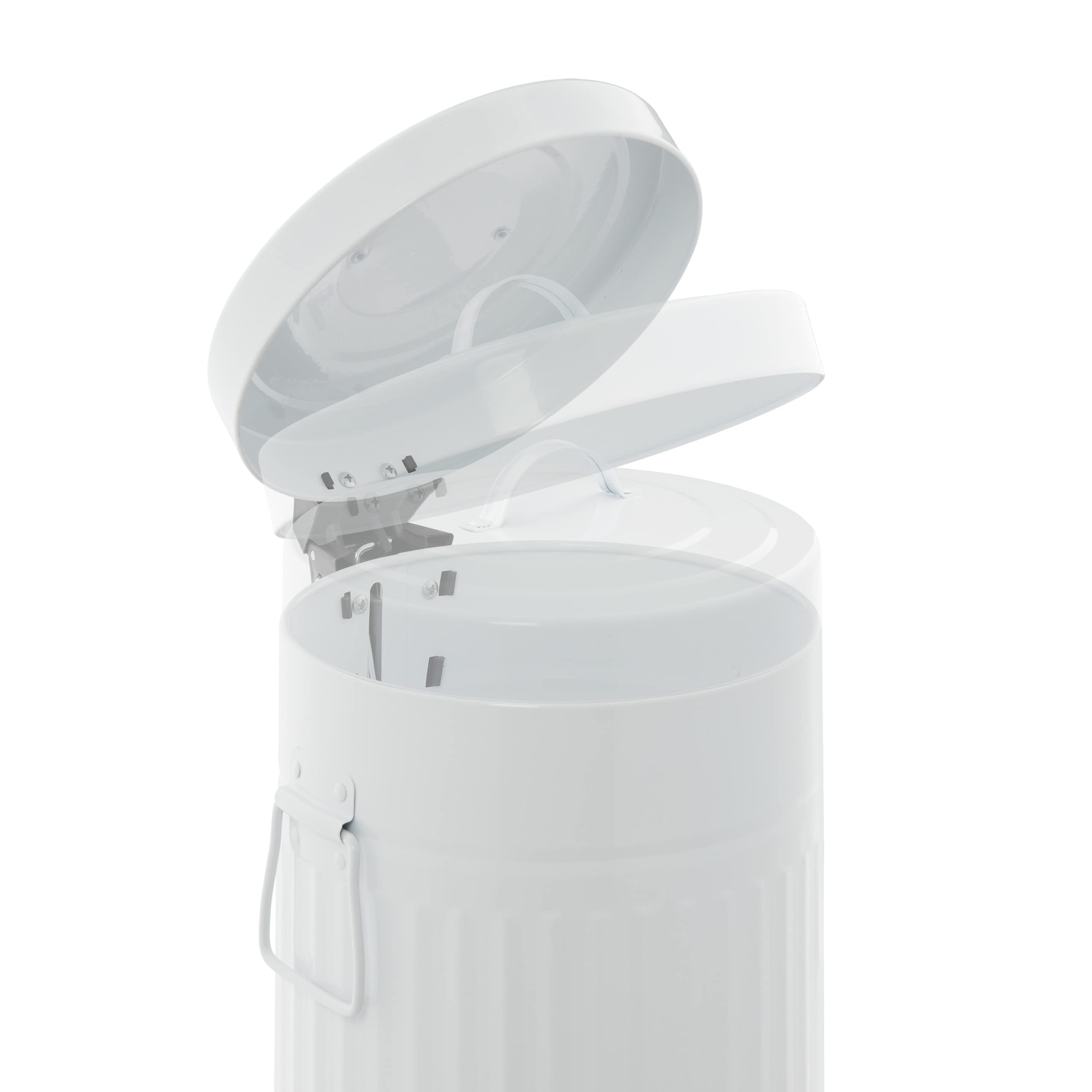 relaxdays-kosmetikeimer-treteimer-7-liter-metall-wei-mit-softclose image 7