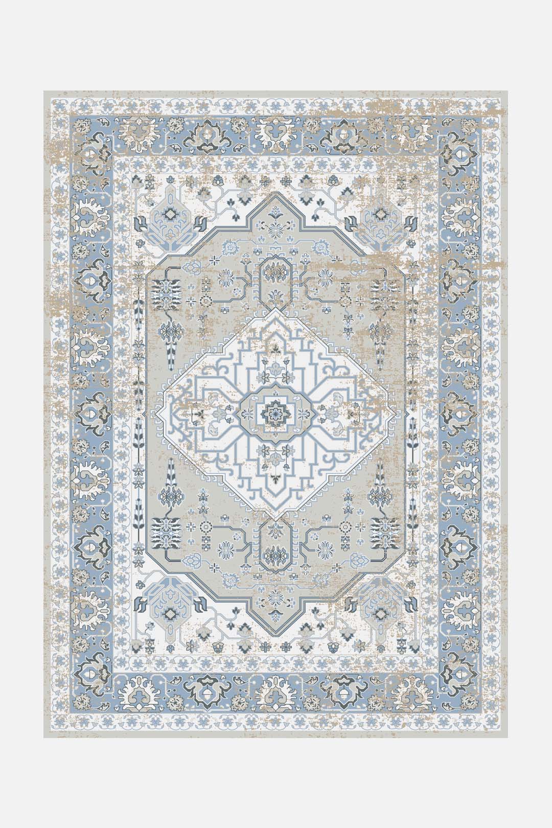 teppana-yalda-taubengrau-teppich-waschbarer-indoor-teppich image 1