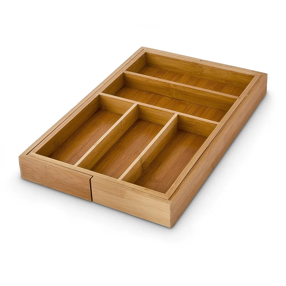 relaxdays-besteckkasten-bambus-verstellbar-5-x-30-48-x-46-cm-5-7-f-cher image 1