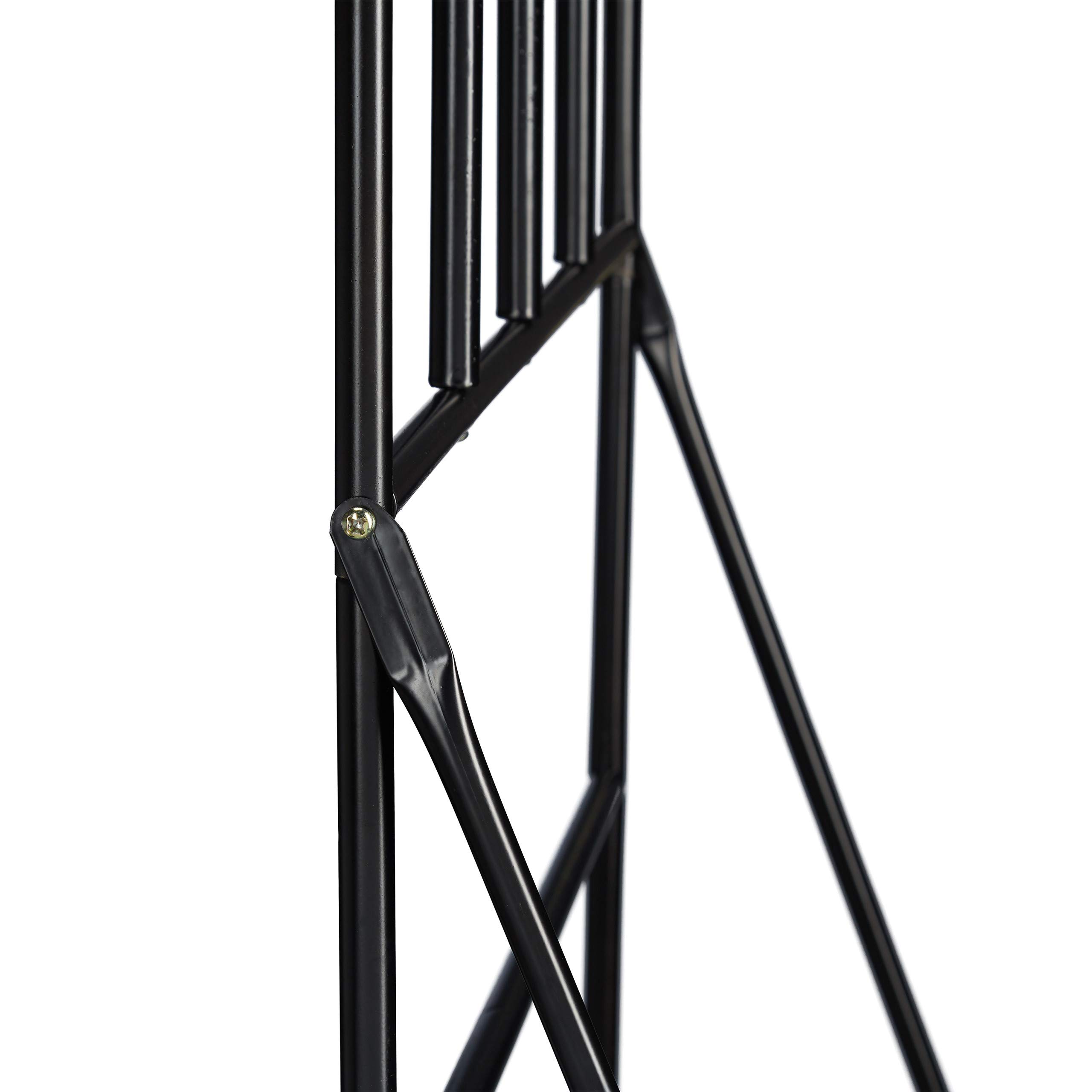 relaxdays-blumenregal-mit-rankgitter-pflanzenst-nder-stahl-schwarz-200x70x40-cm image 7