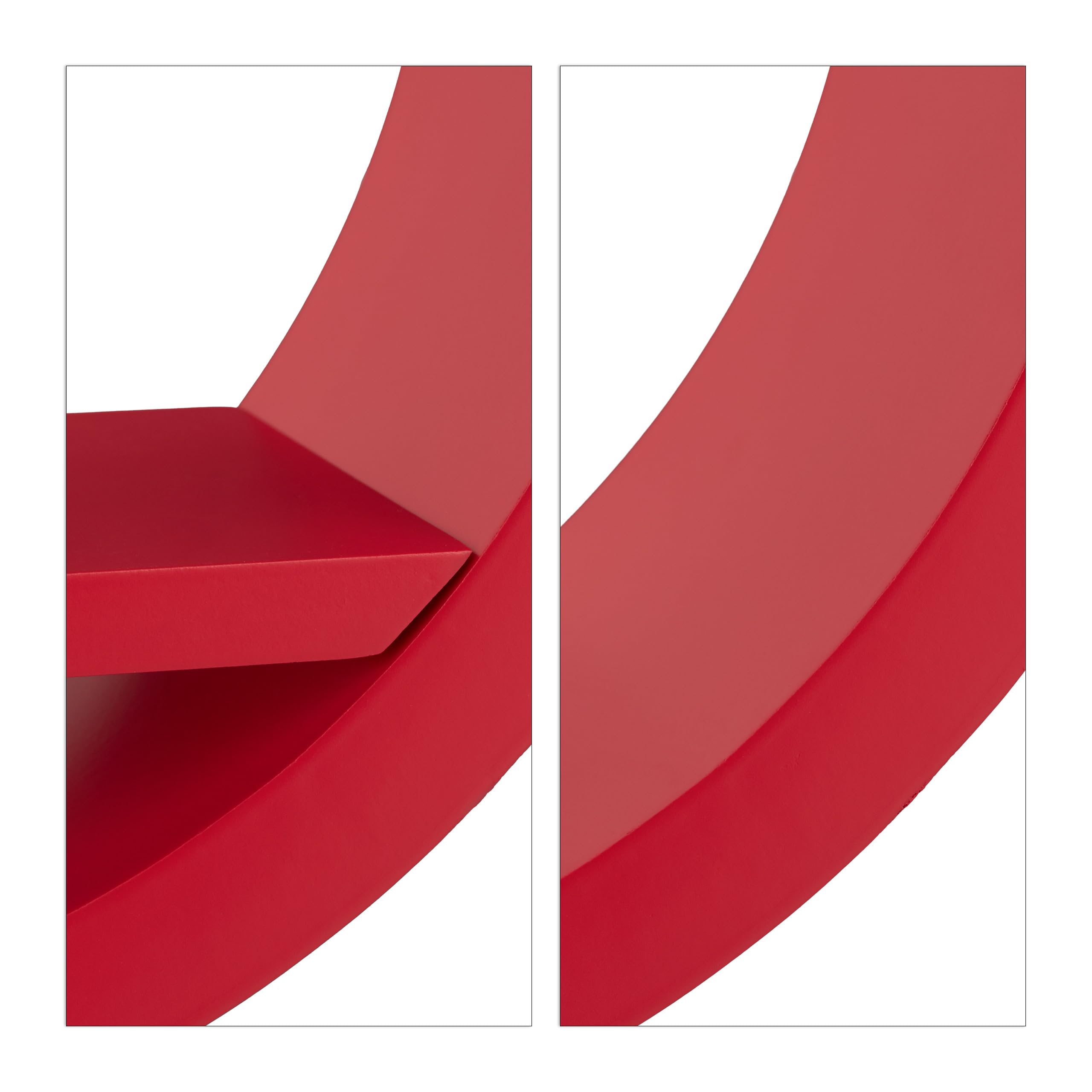 relaxdays-wandregal-rund-4er-set-mdf-rot image 8