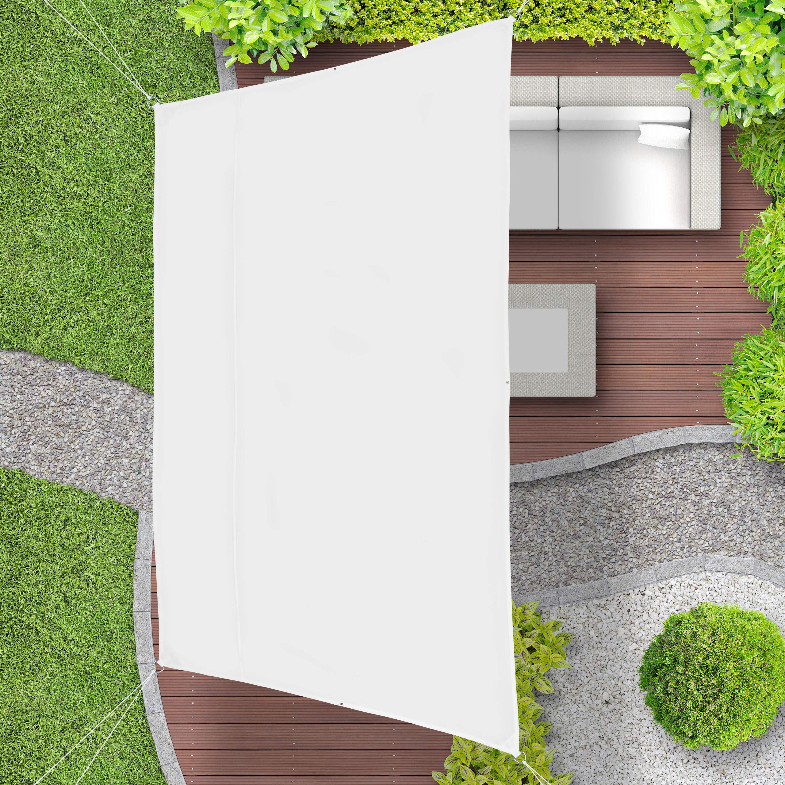 relaxdays-sonnensegel-trapez-3x4x2x2-m-wei-wasserabweisendes-terrassen-poolsegel image 3