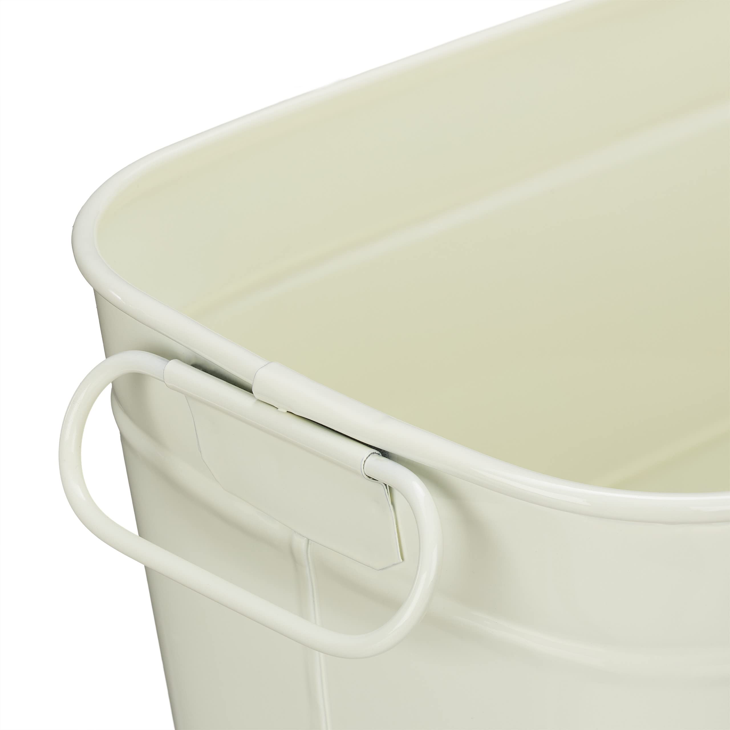 relaxdays-blumenkasten-metall-vintage-16x38x19-cm-pflanzwanne-creme image 6