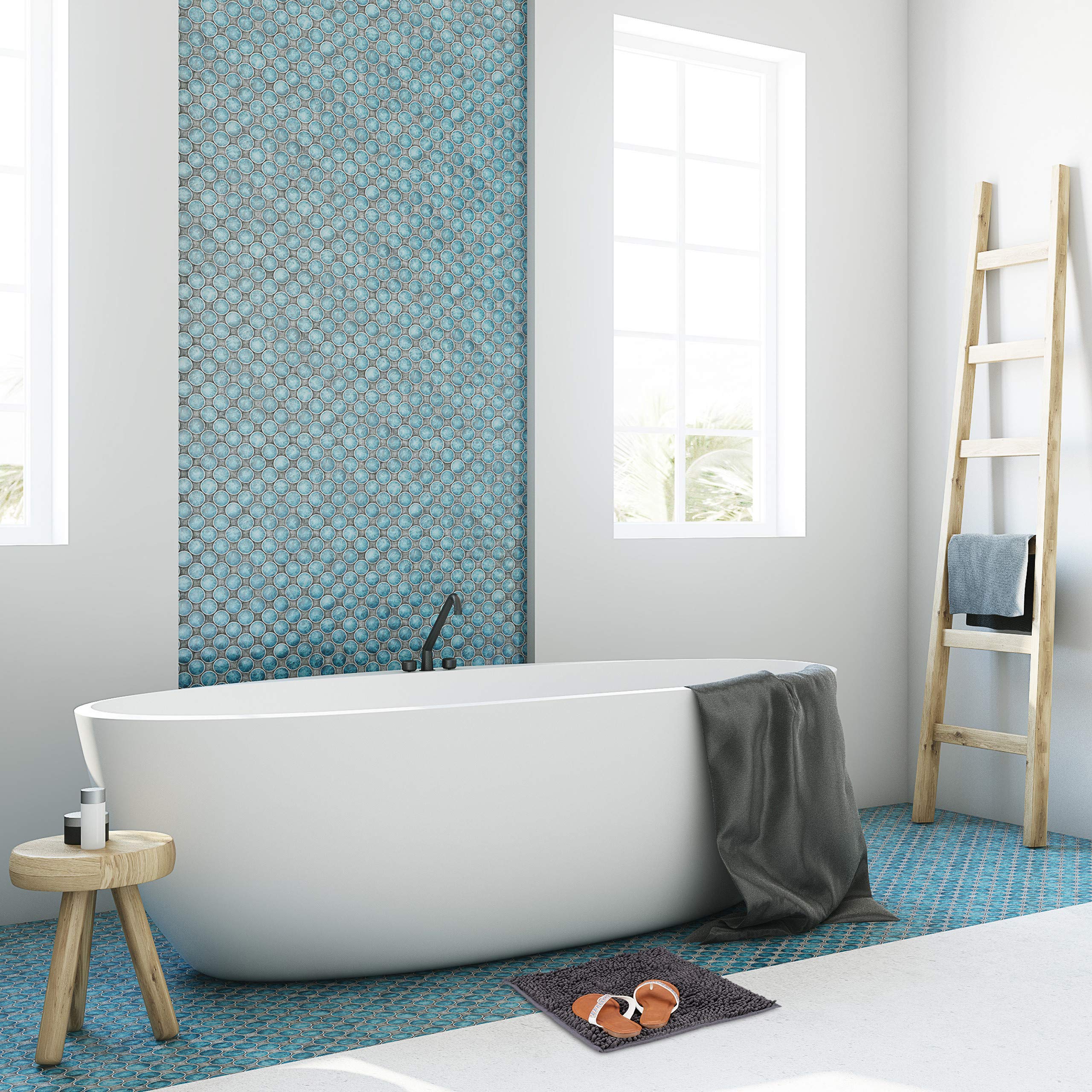 relaxdays-badteppich-shaggy-mikrofaser-grau-70x120-cm image 4