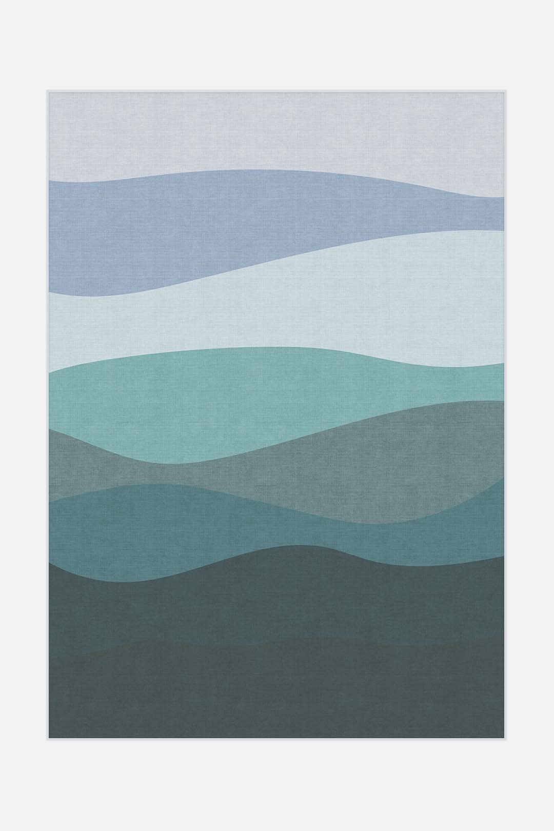 teppana-ozean-saphir-teppich-waschbarer-blau-gr-n-teppich image 1