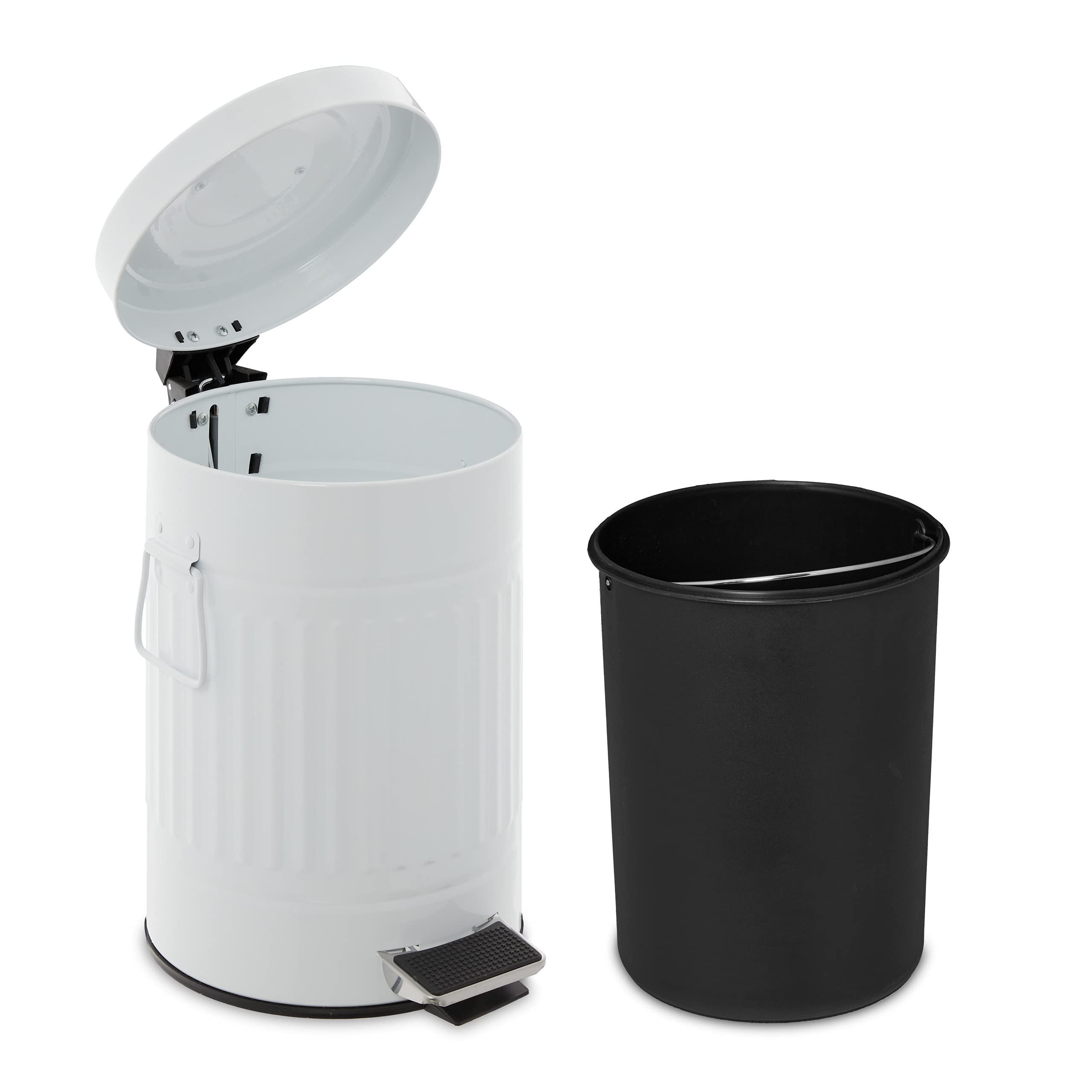 relaxdays-kosmetikeimer-treteimer-7-liter-metall-wei-mit-softclose image 6