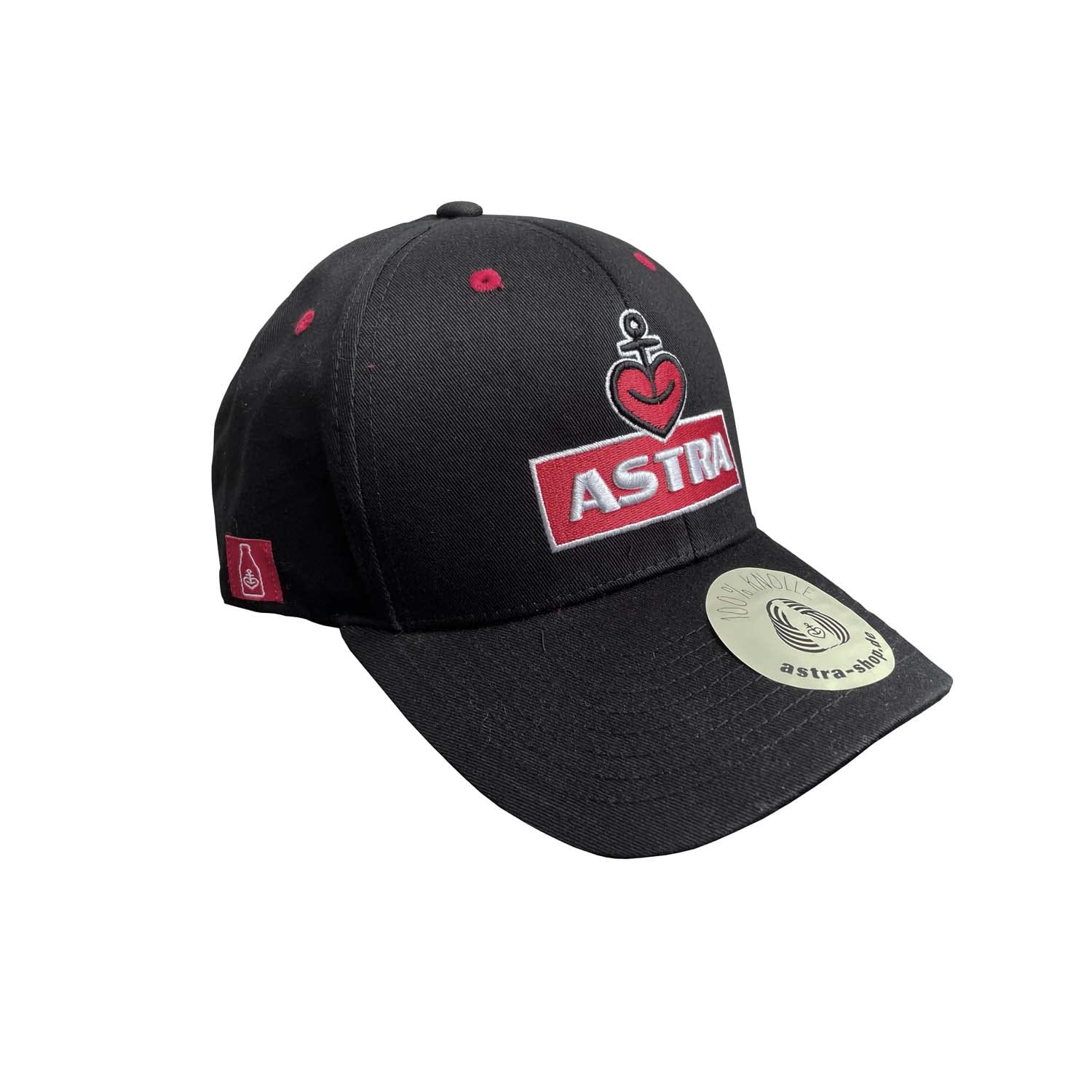 astra-basecap-snapback-cap-mit-logo-stickerei-verstellbar image 1