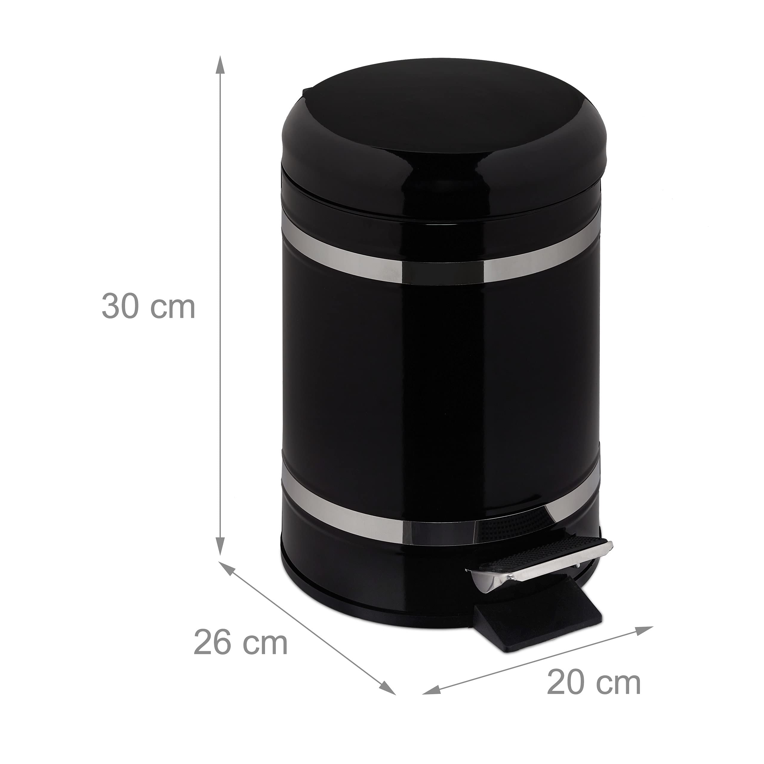 relaxdays-kosmetikeimer-5l-tretm-lleimer-mit-absenkautomatik-und-inneneimer-30-x image 4