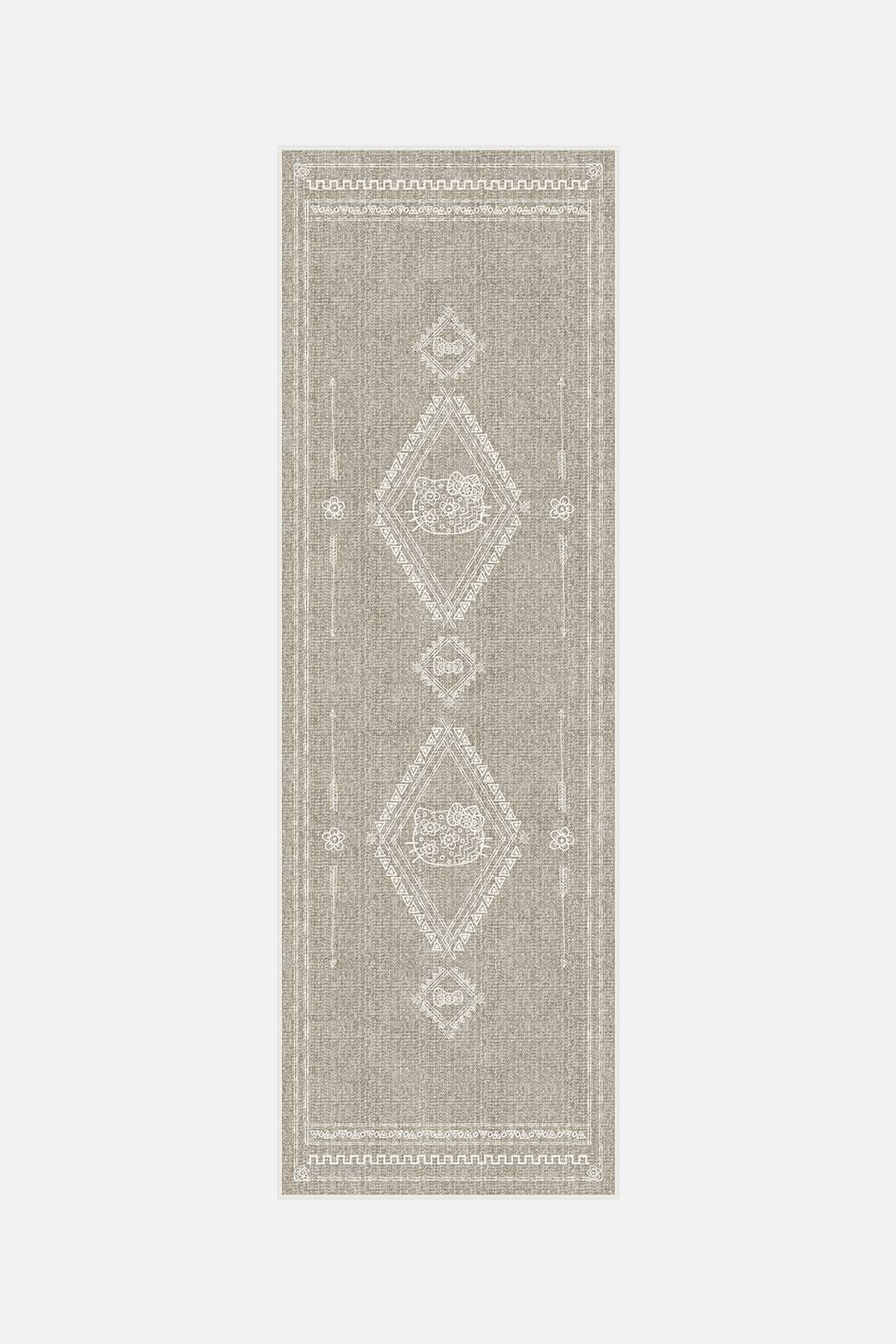 teppana-hello-kitty-tribal-taupe-teppich-waschbarer-kinder-teppich image 5