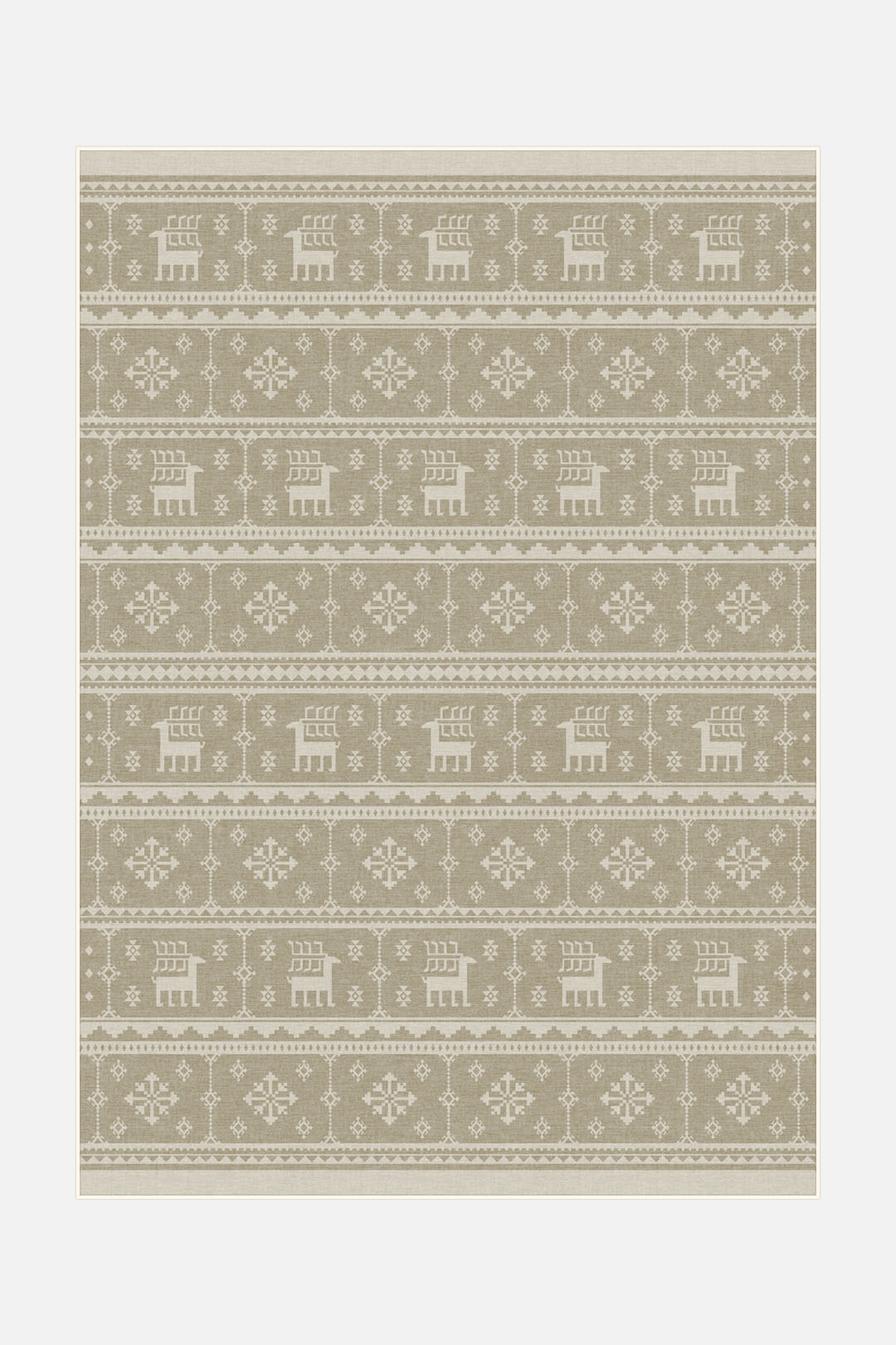 teppana-rentiere-keks-indoor-teppich-beige-waschbar image 1