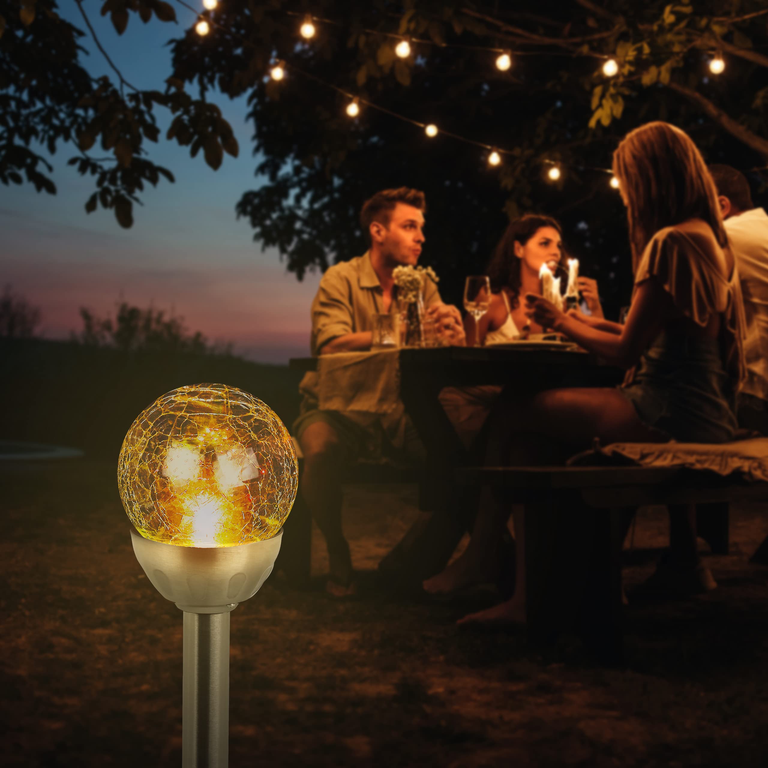 relaxdays-gartenleuchte-glaskugel-led-solar-2er-set-38x8-cm-silber image 5